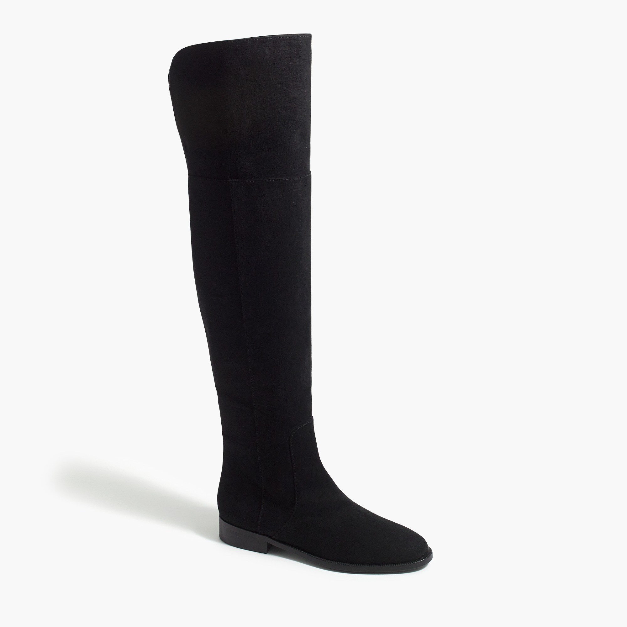 Over-the-knee microsuede boots