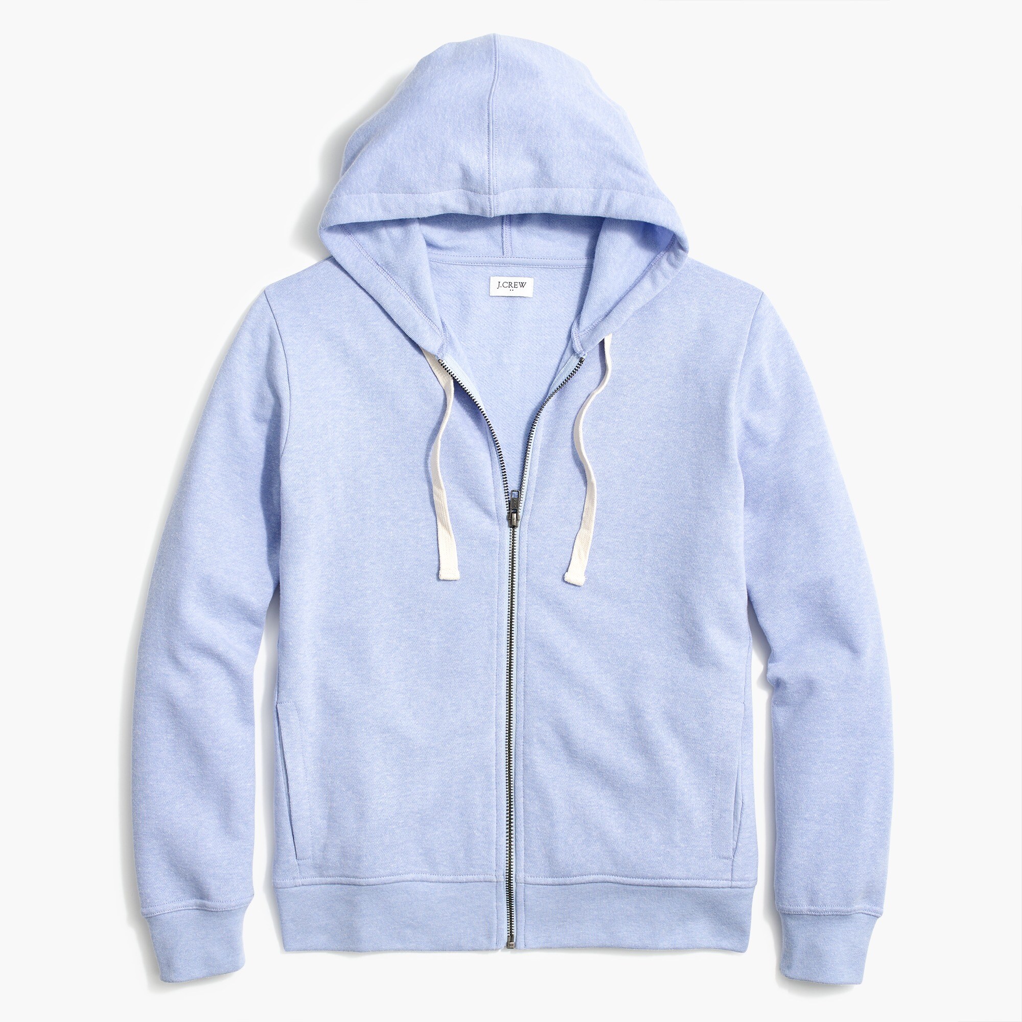 full-zip fleece hoodie for women