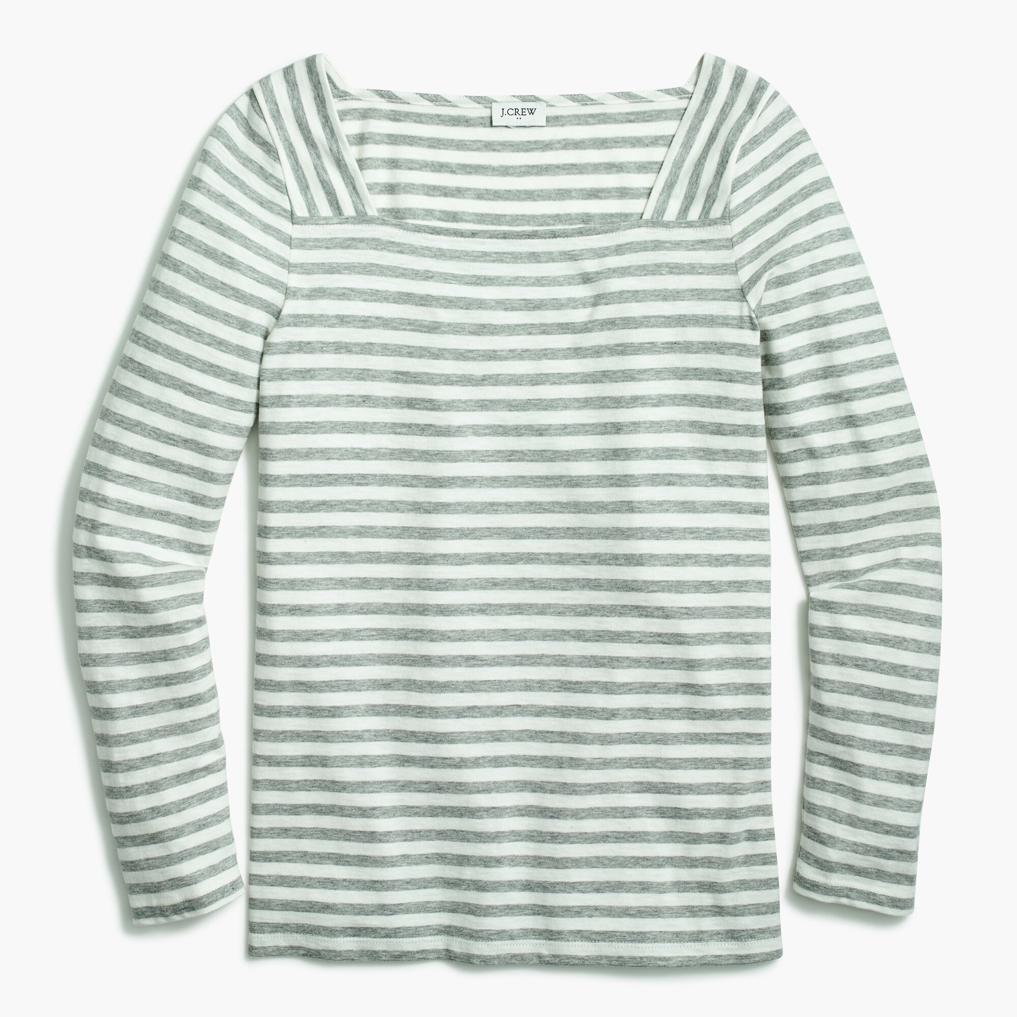 Long-sleeve striped tee