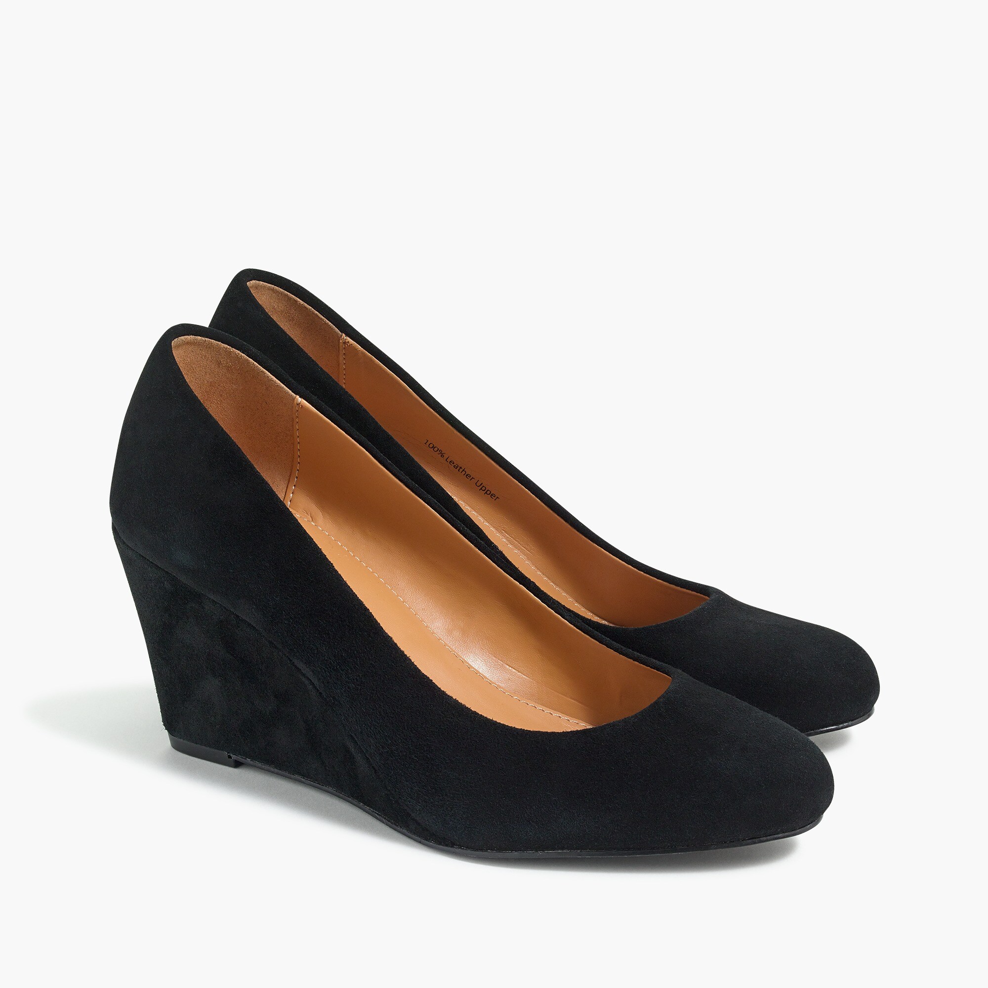 Suede Sylvia wedges