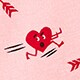 Knit boxer briefs in running heart print HEART ARROW PINK j.crew: knit boxer briefs in running heart print for men