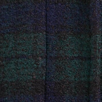 New bouclé city coat in Black Watch plaid BLACKWATCH NAVY BLK GRN factory: new bouclé city coat in black watch plaid for women