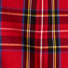 Button-up tartan shirt RED BLACK MULTI factory: button-up tartan shirt for women