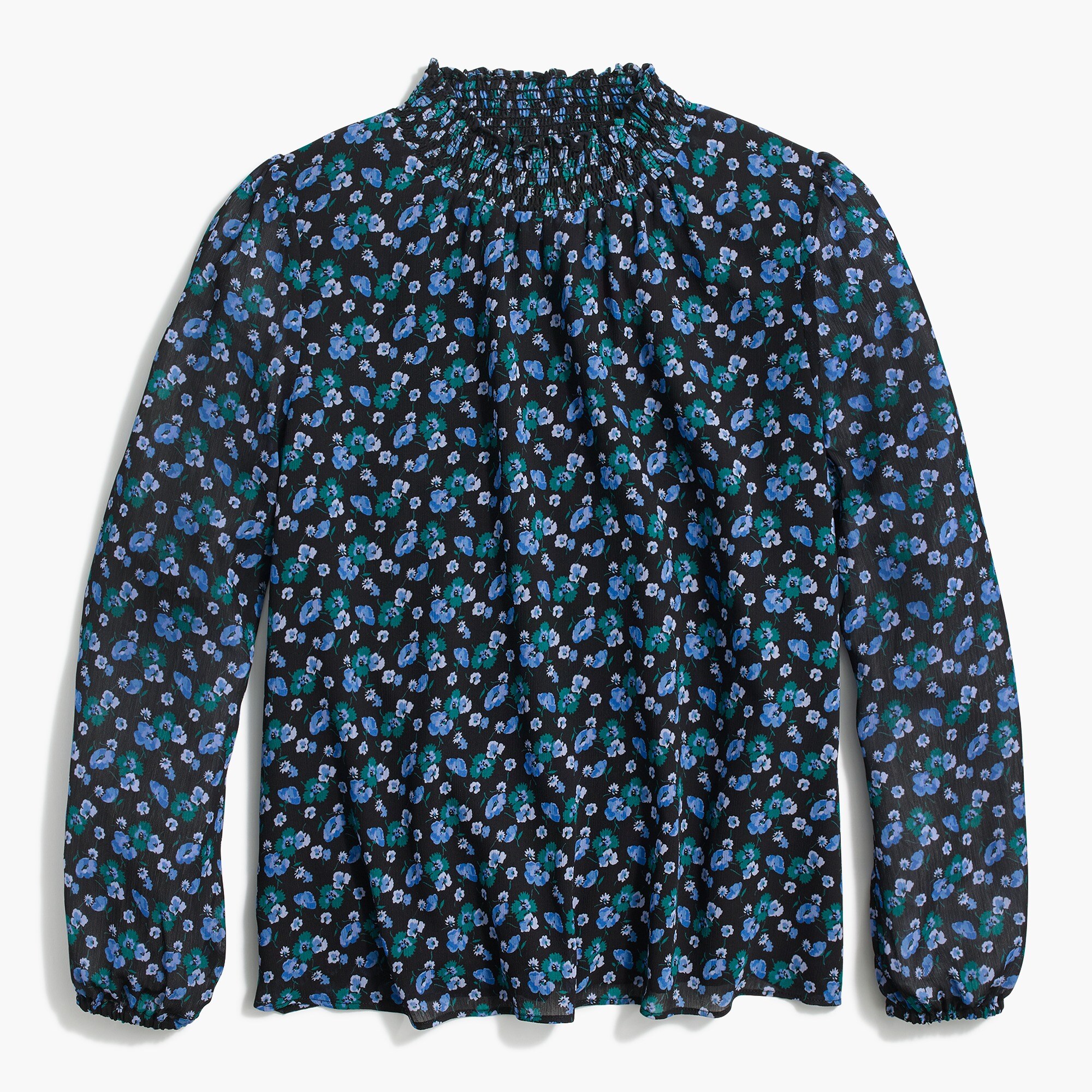 long-sleeve mockneck top for women