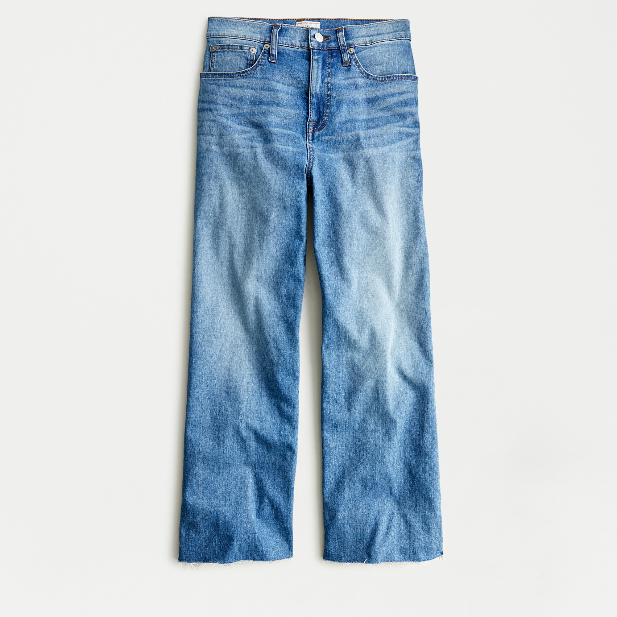 J.Crew: Slim Wide-leg Jean In River Place Wash For Women