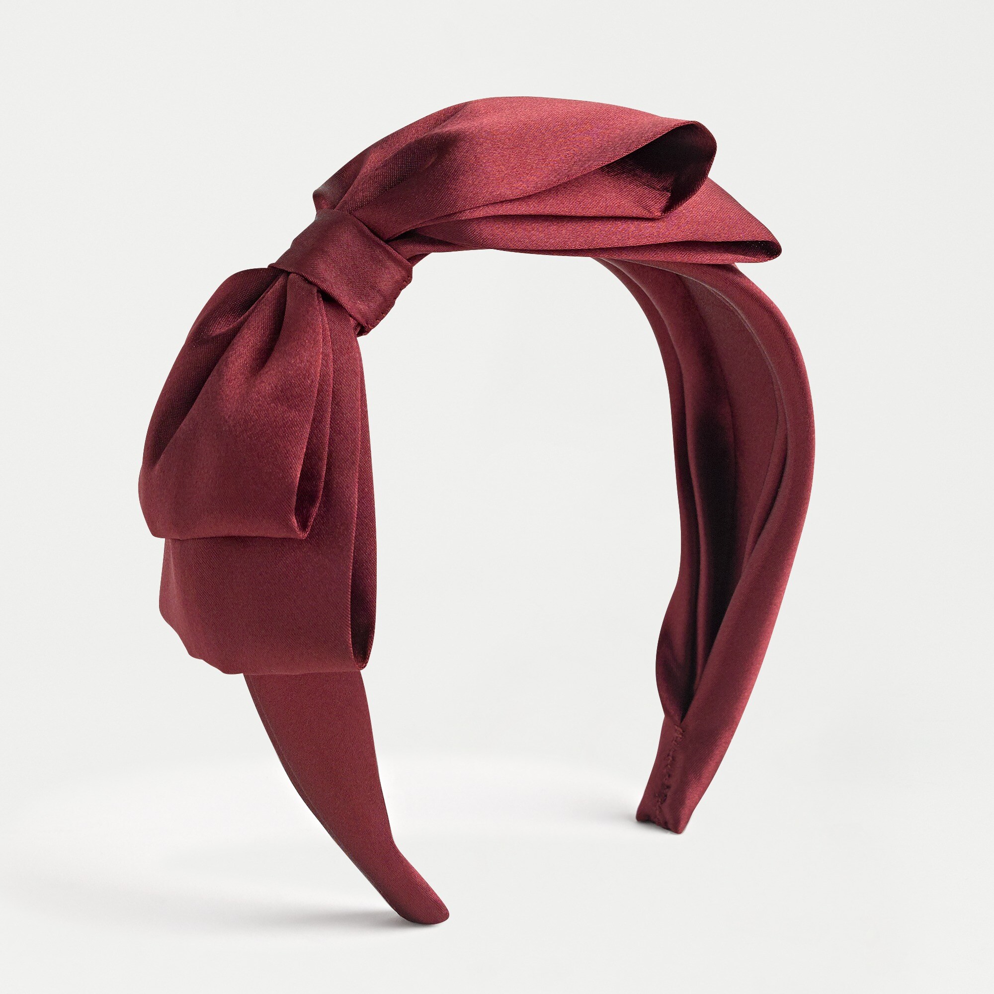 Satin Bow Headband For Women | J.Crew display picture 3