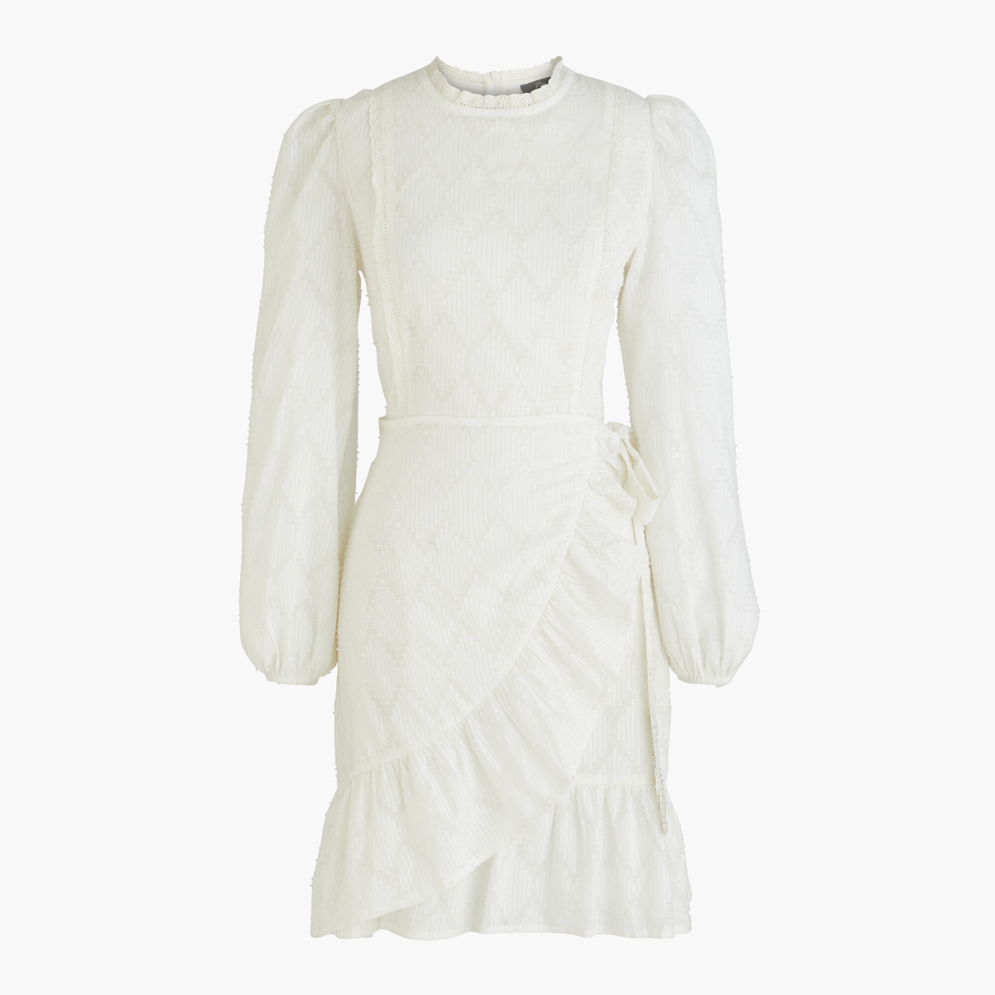 Puff-sleeve Wrap Dress For Women | J.Crew