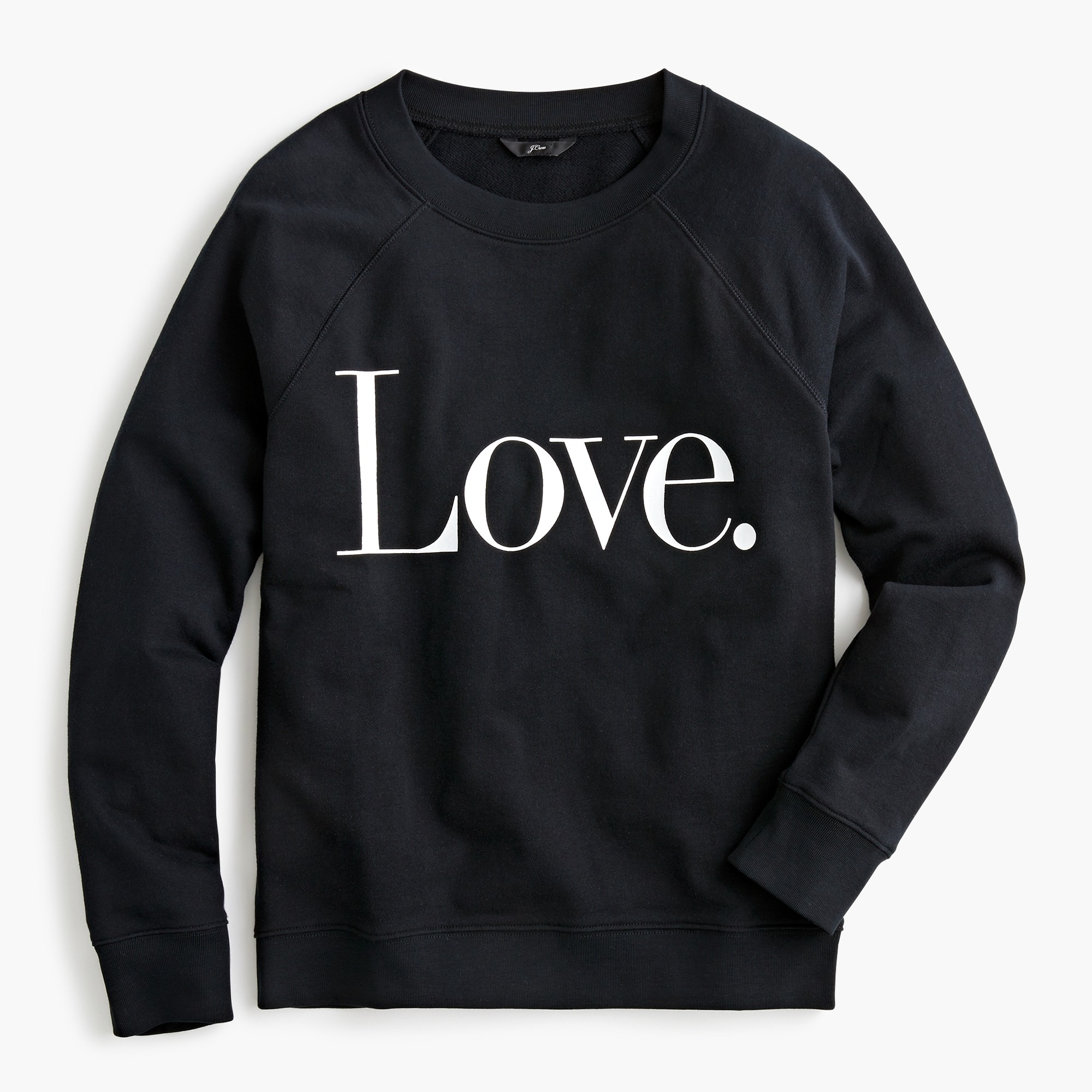 J.Crew: Love Crewneck Sweatshirt For Women