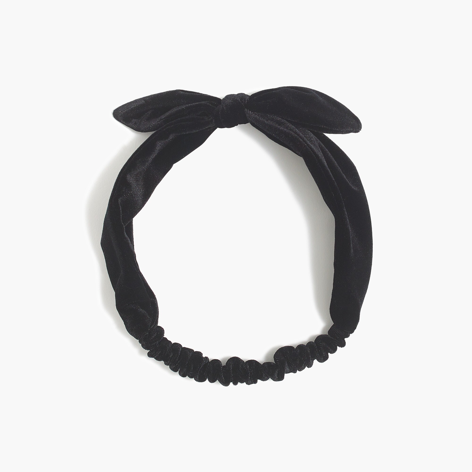 Velvet knot headband
