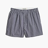 Navy gingham woven boxers