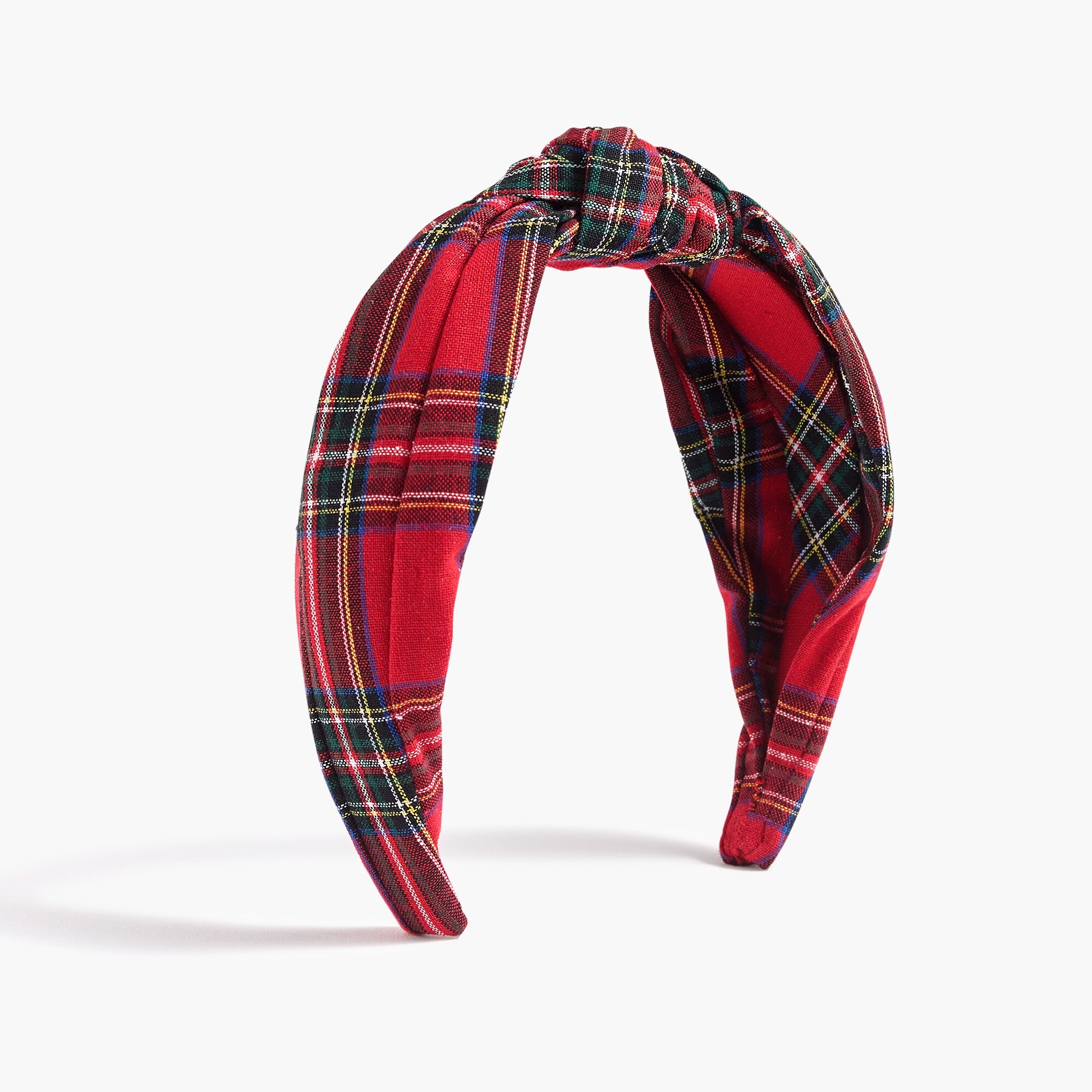 Tartan knot headband