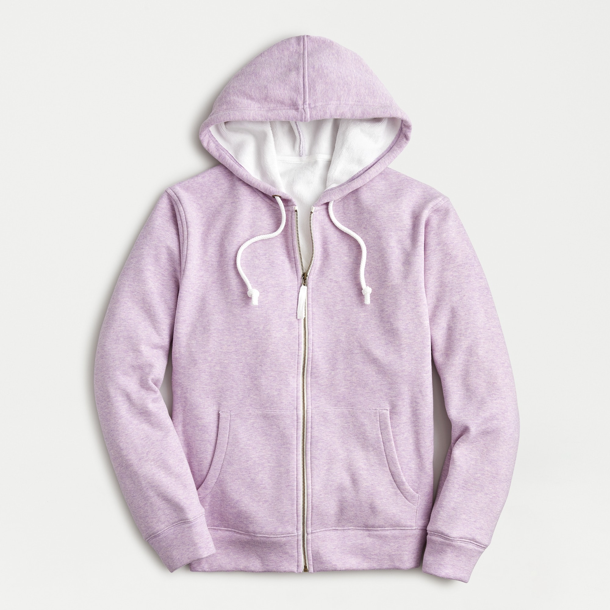 J.Crew: Velour-lined Hoodie Sweatshirt For Women