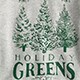 "Holiday greens" fleece sweatshirt MED HEATHER GREY j.crew: "holiday greens" fleece sweatshirt for women