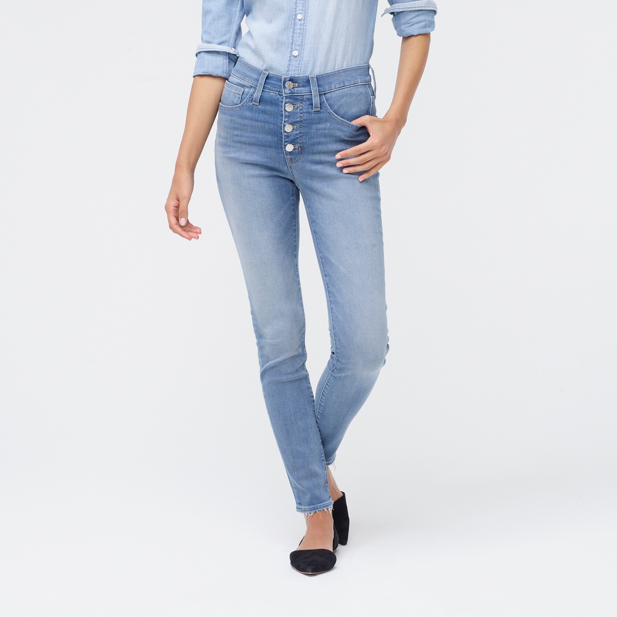 j crew high rise skinny jeans