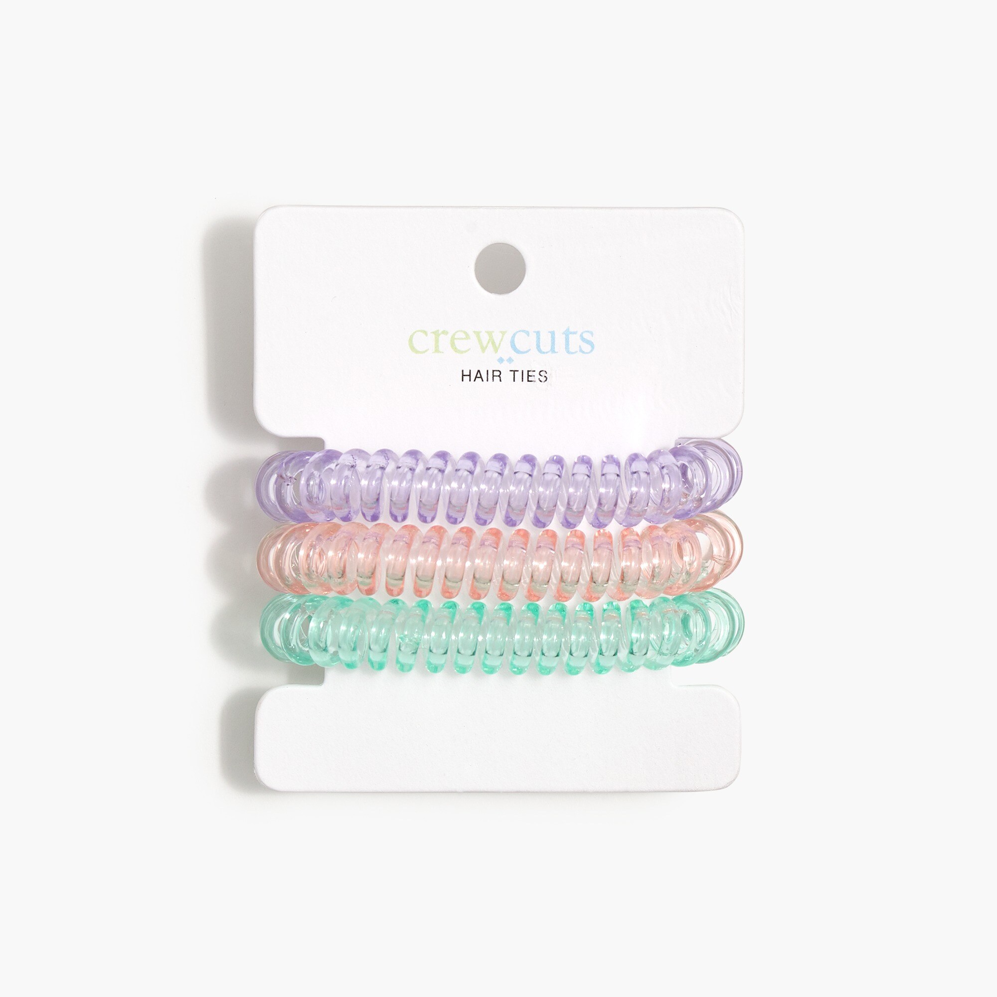 Spiral hair tie set