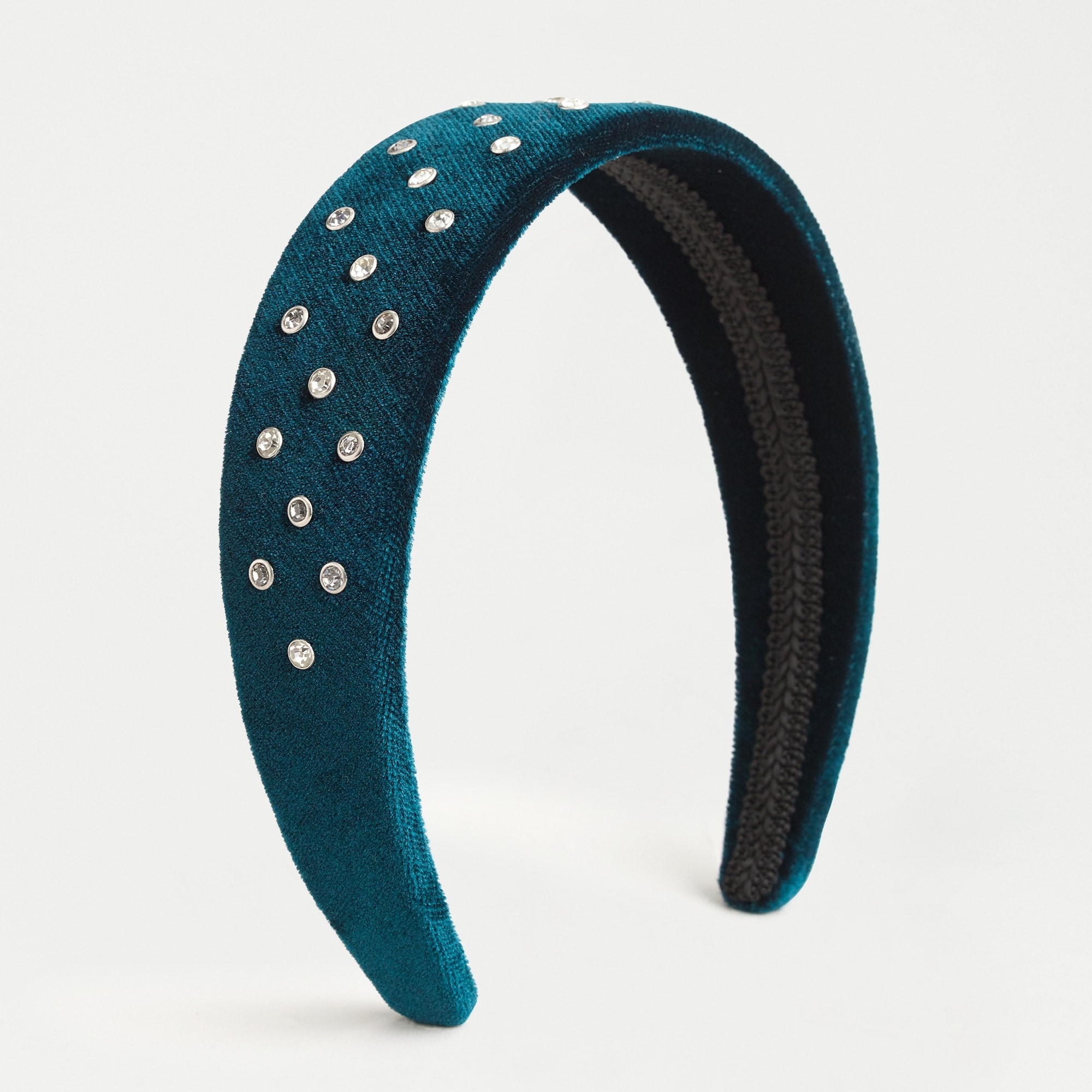 Jcrew Crystal Braided Headband Skinny Braided Crystal Headband For Women | J.Crew main image 4
