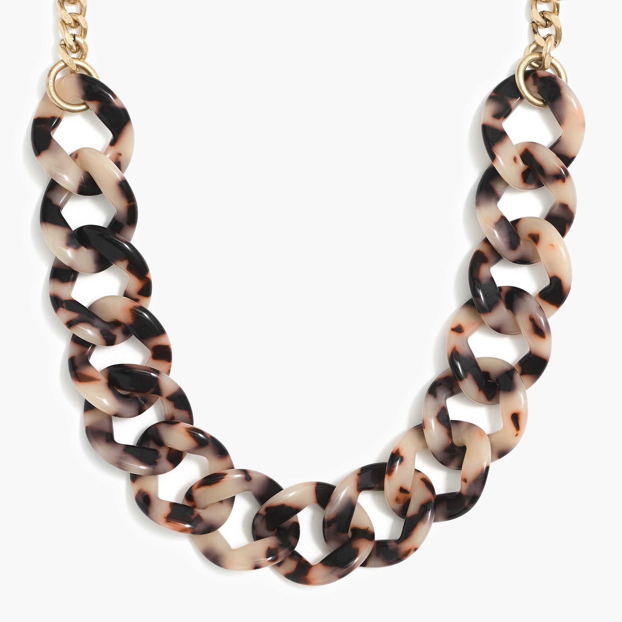 Tortoise link necklace