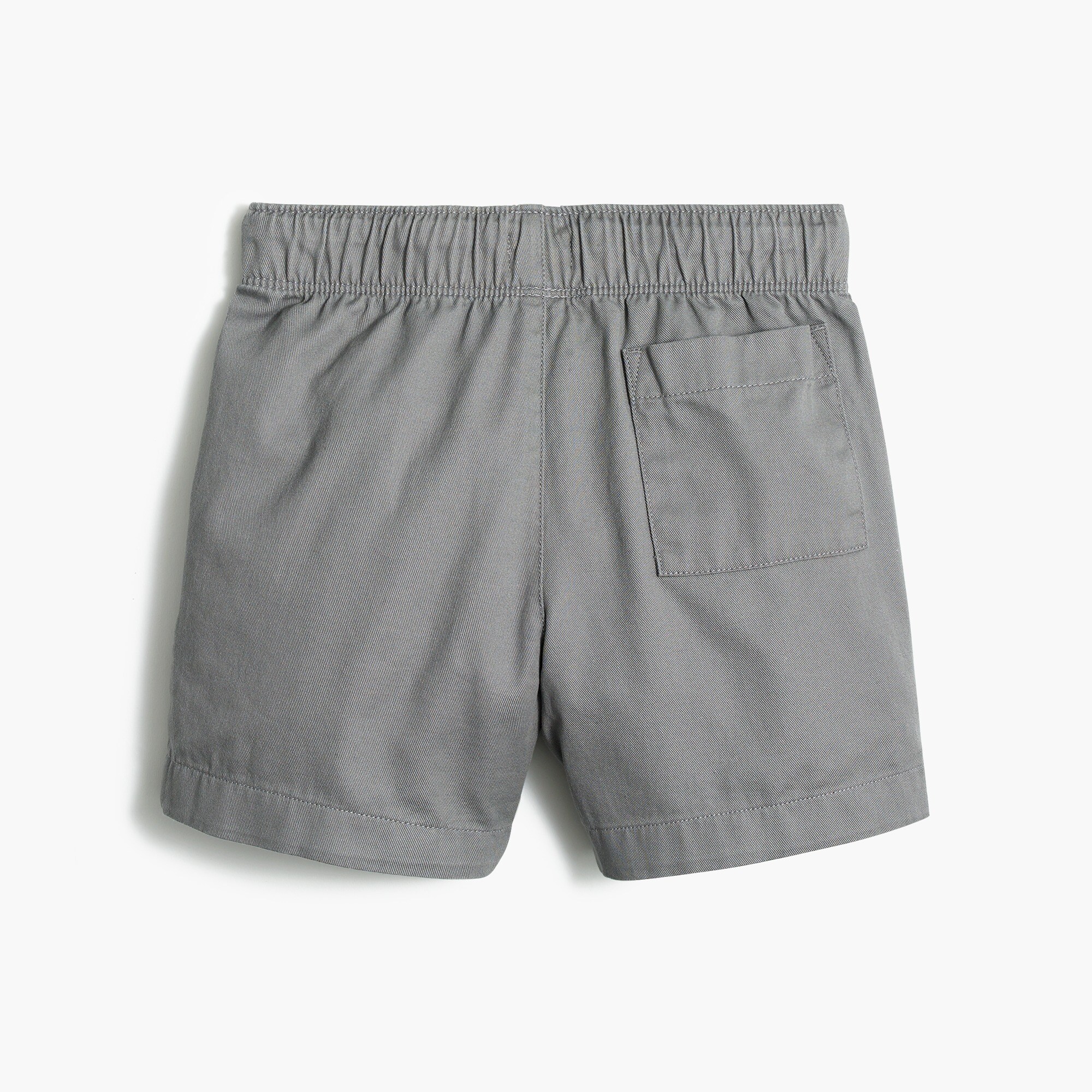 Boys' drawstring twill dock short