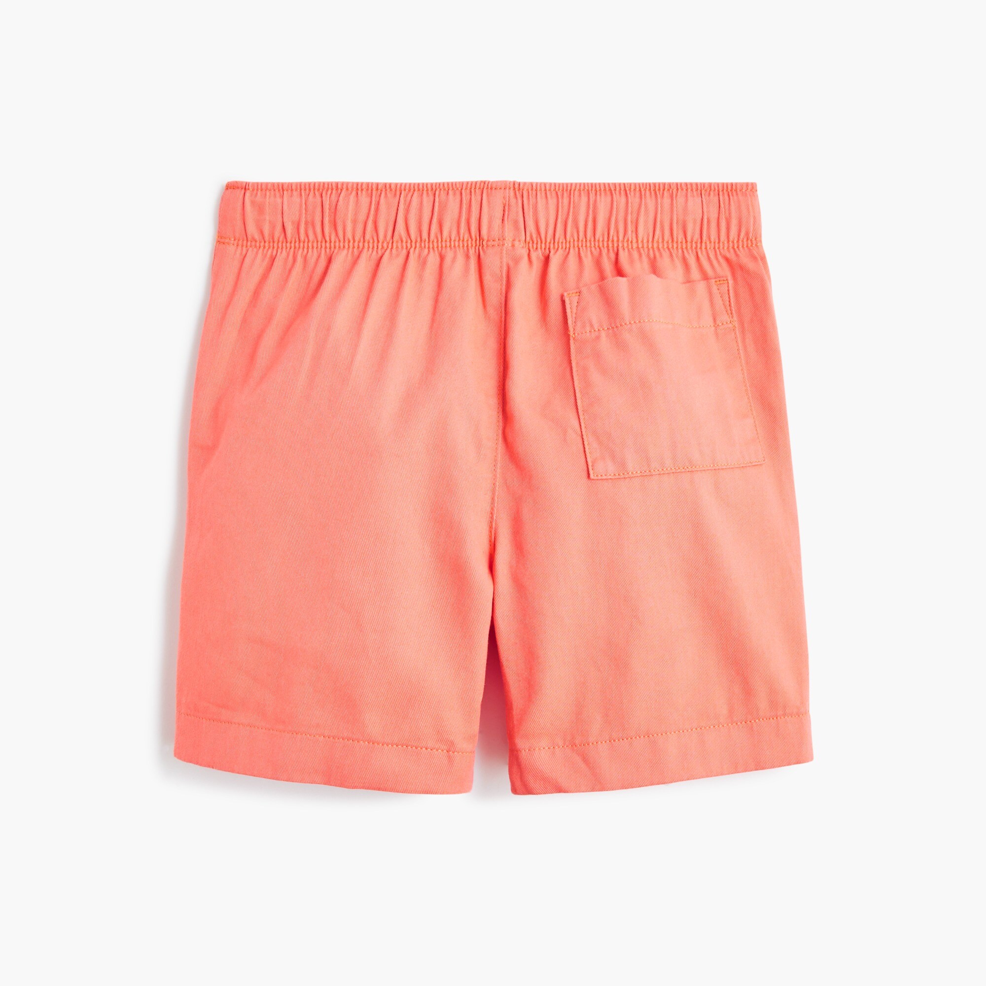 Boys' drawstring twill dock short