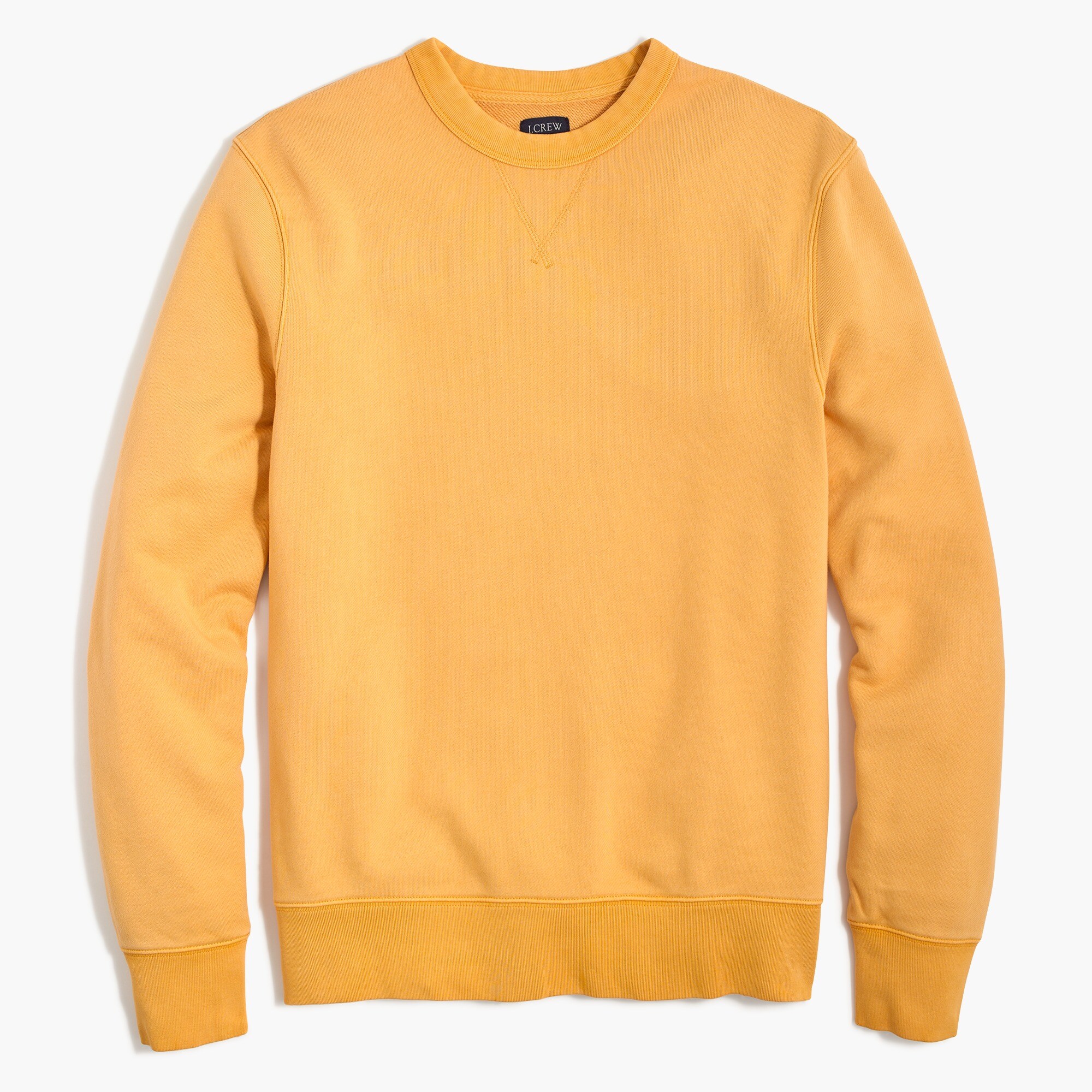 Garment-dyed crewneck sweatshirt