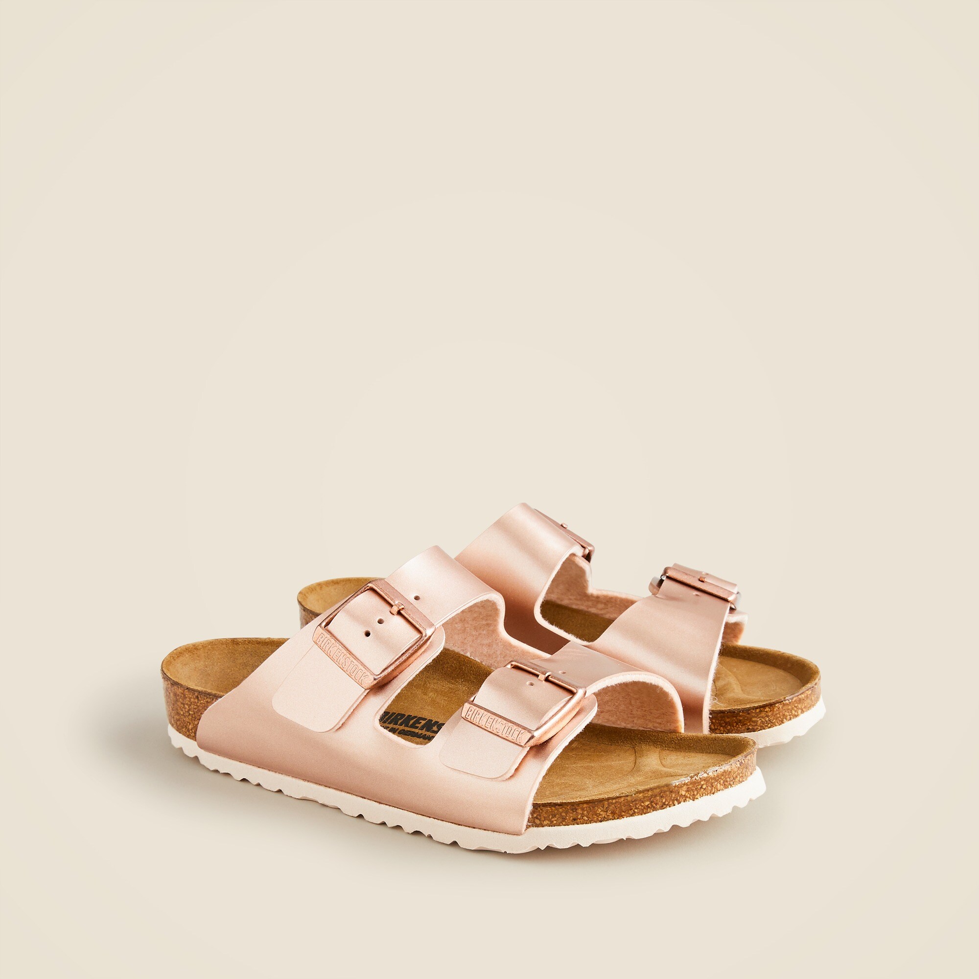 girls rose gold birkenstocks