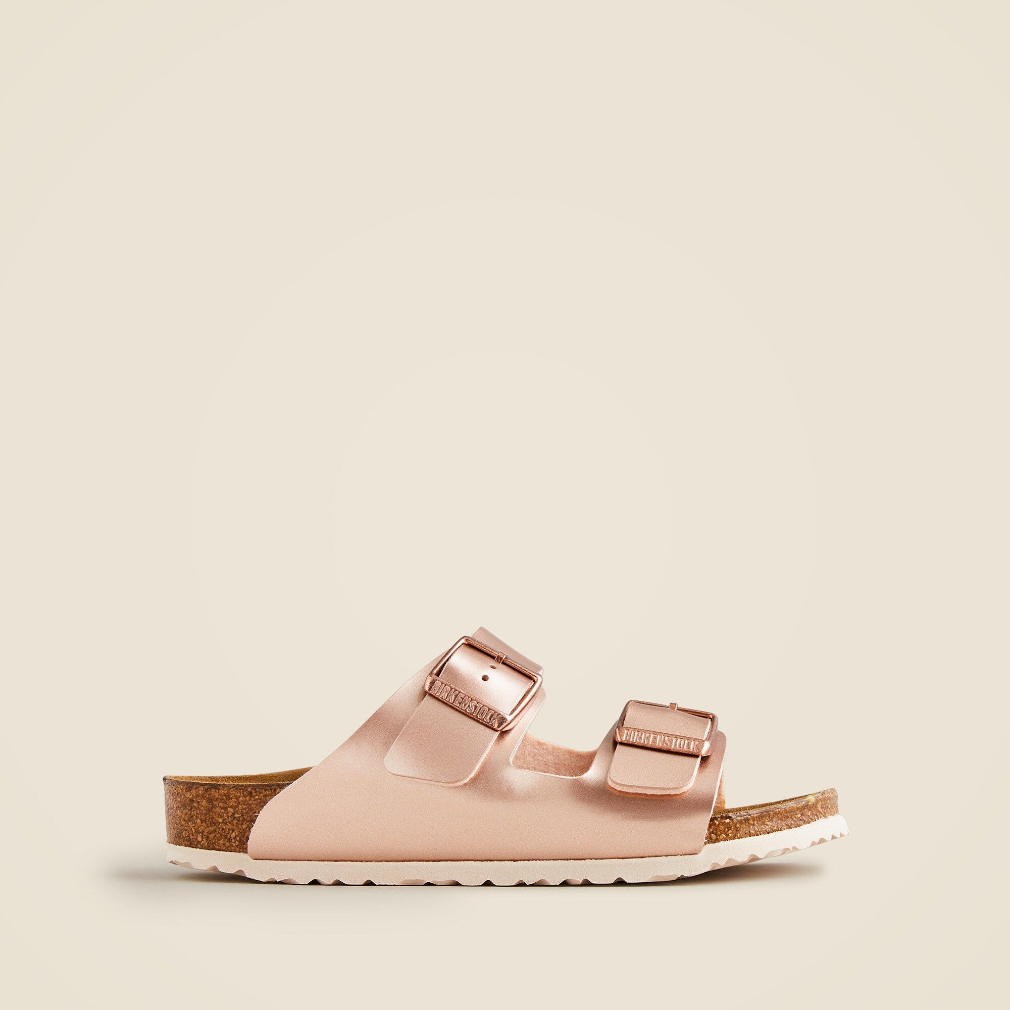 girls rose gold birkenstocks