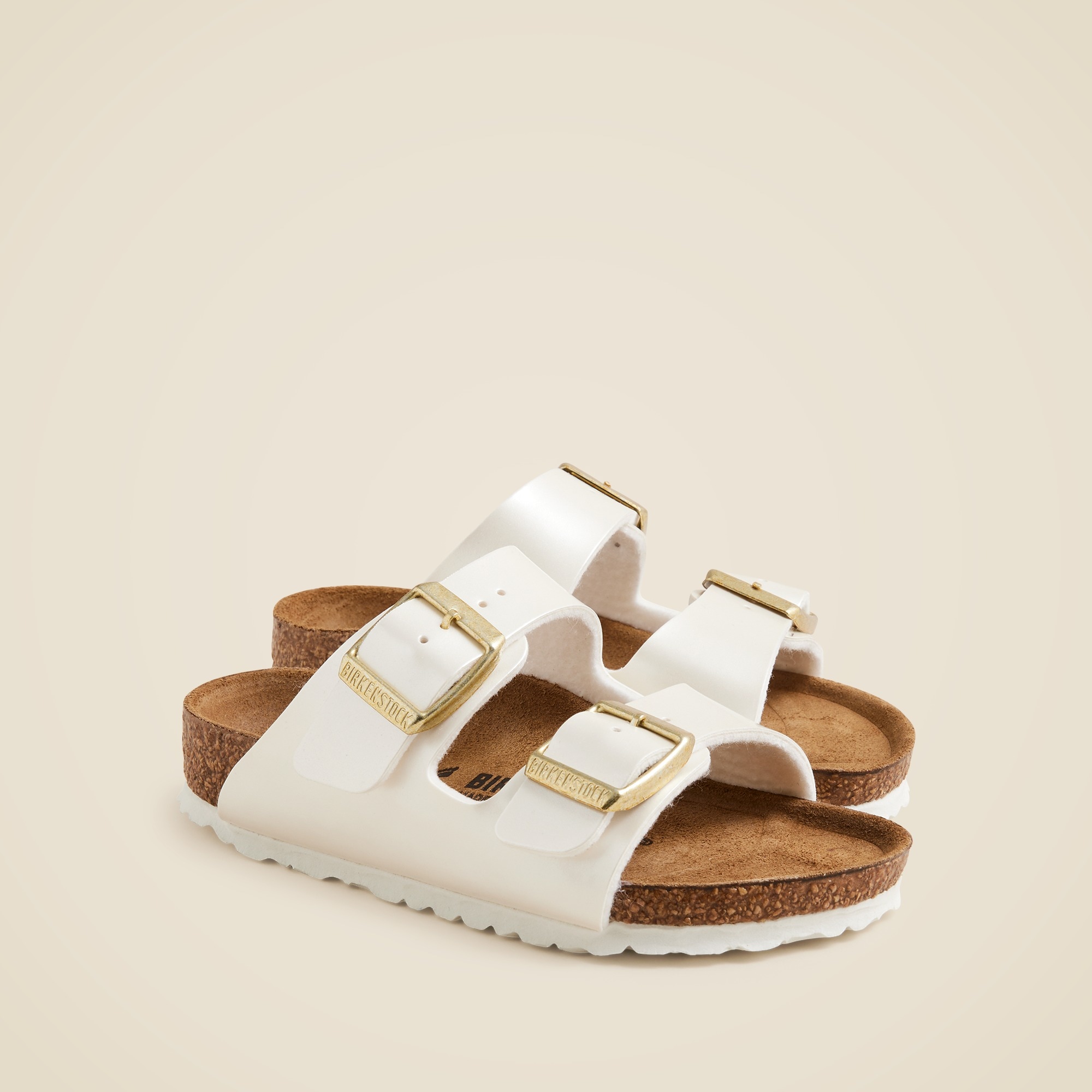  Girls' Birkenstock&reg; Arizona sandals in rose gold