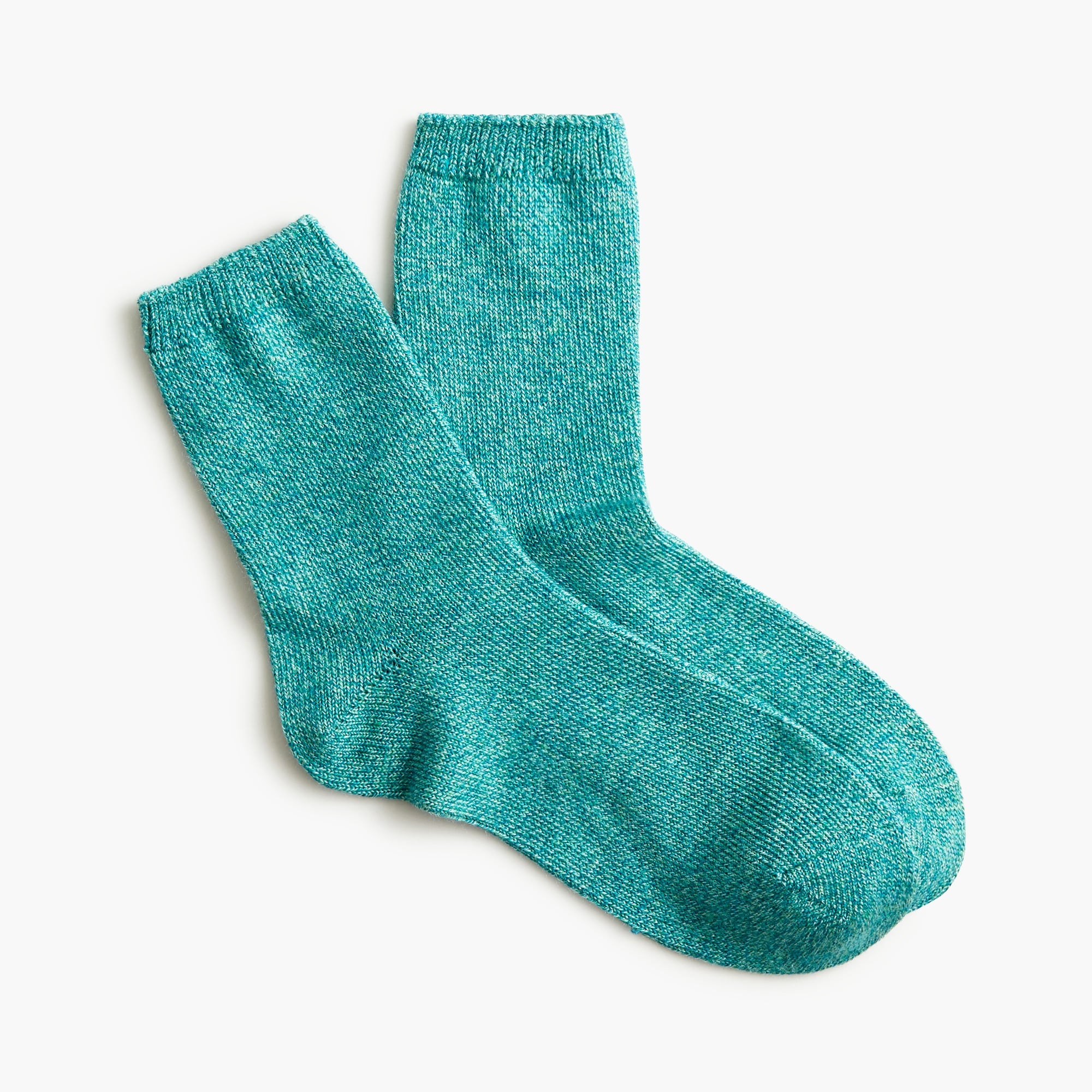J.Crew Ankle Boot Socks In Marled Wool Blend For Women