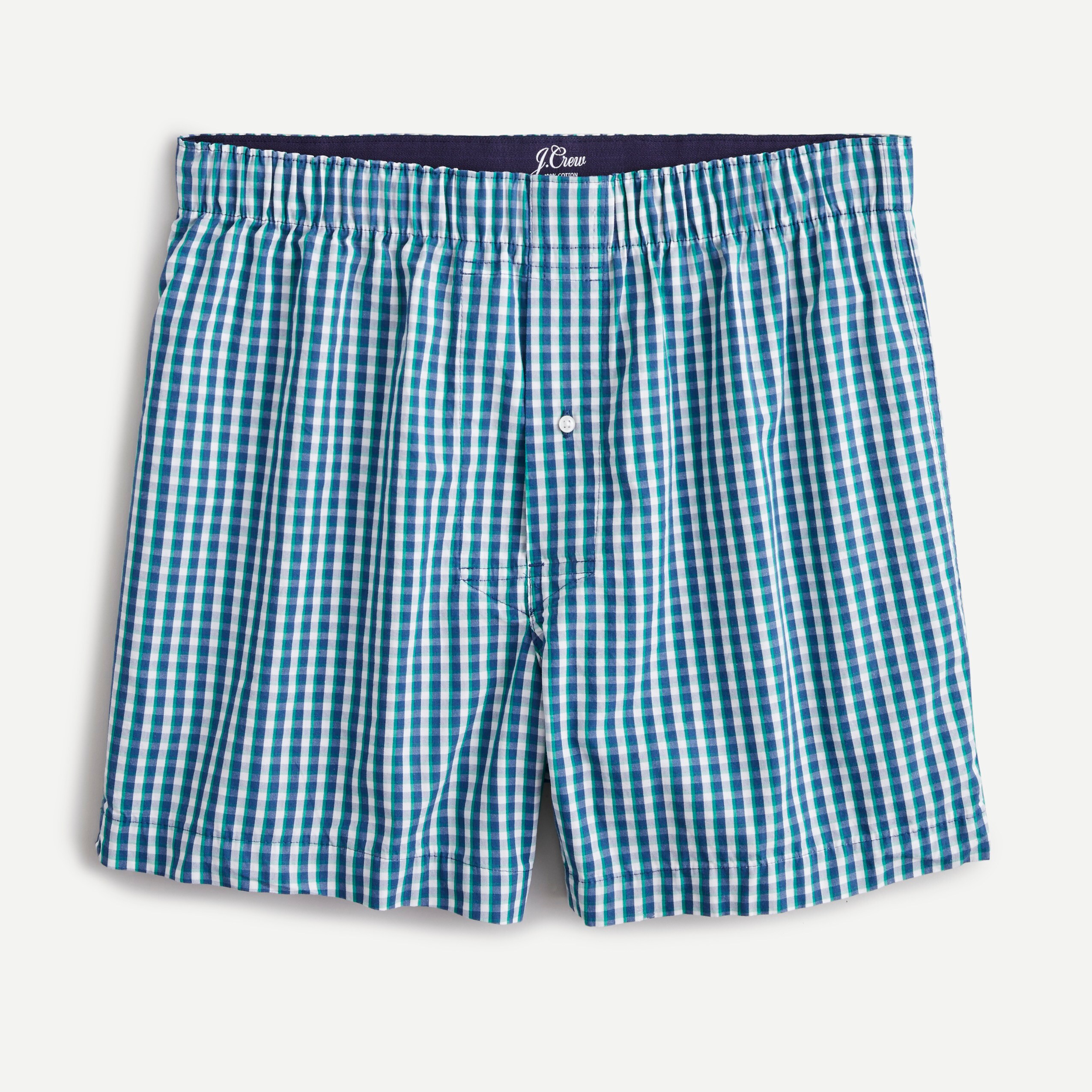 J.Crew Boxers In Spruce Plaid For Men