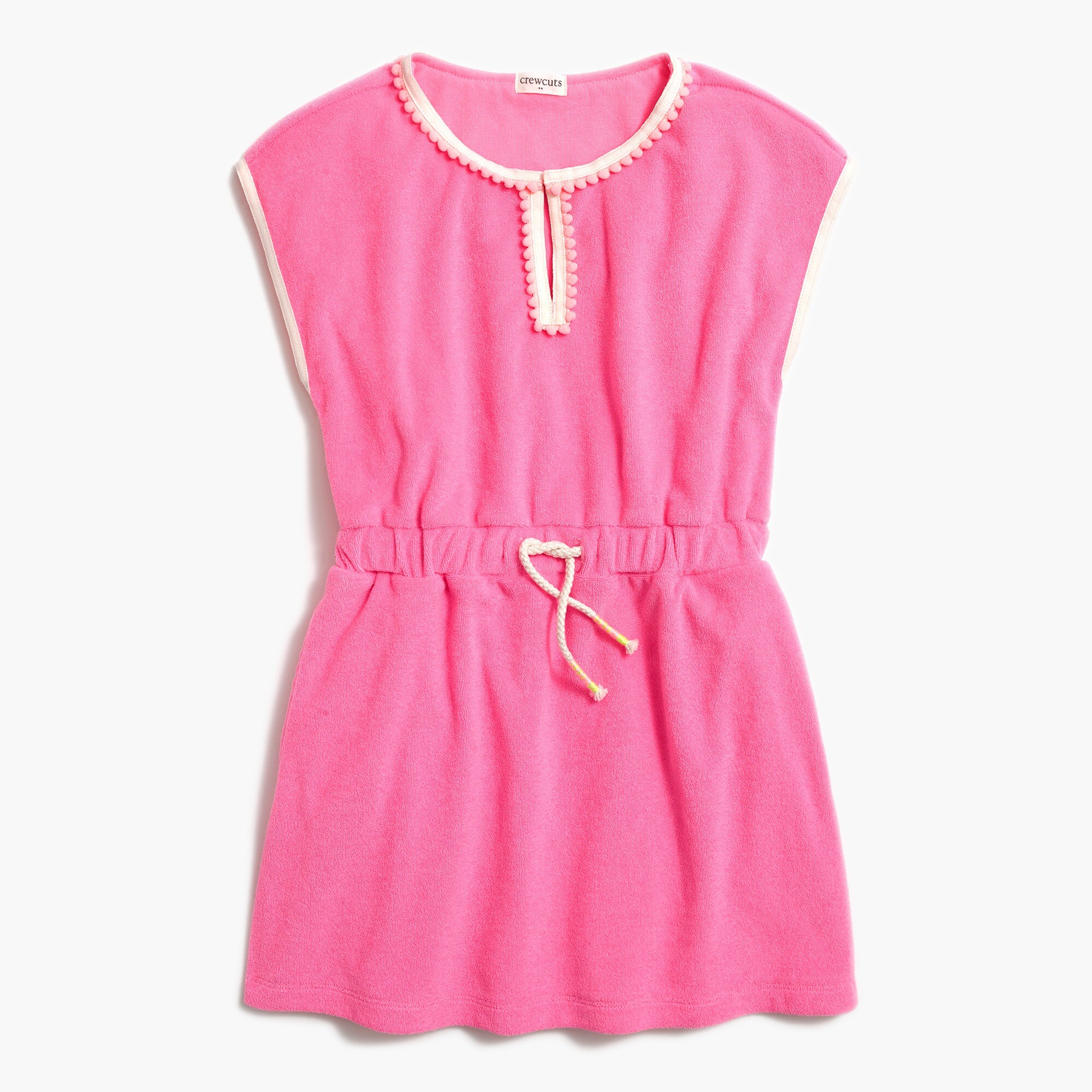 Girls' terry cover-up dress