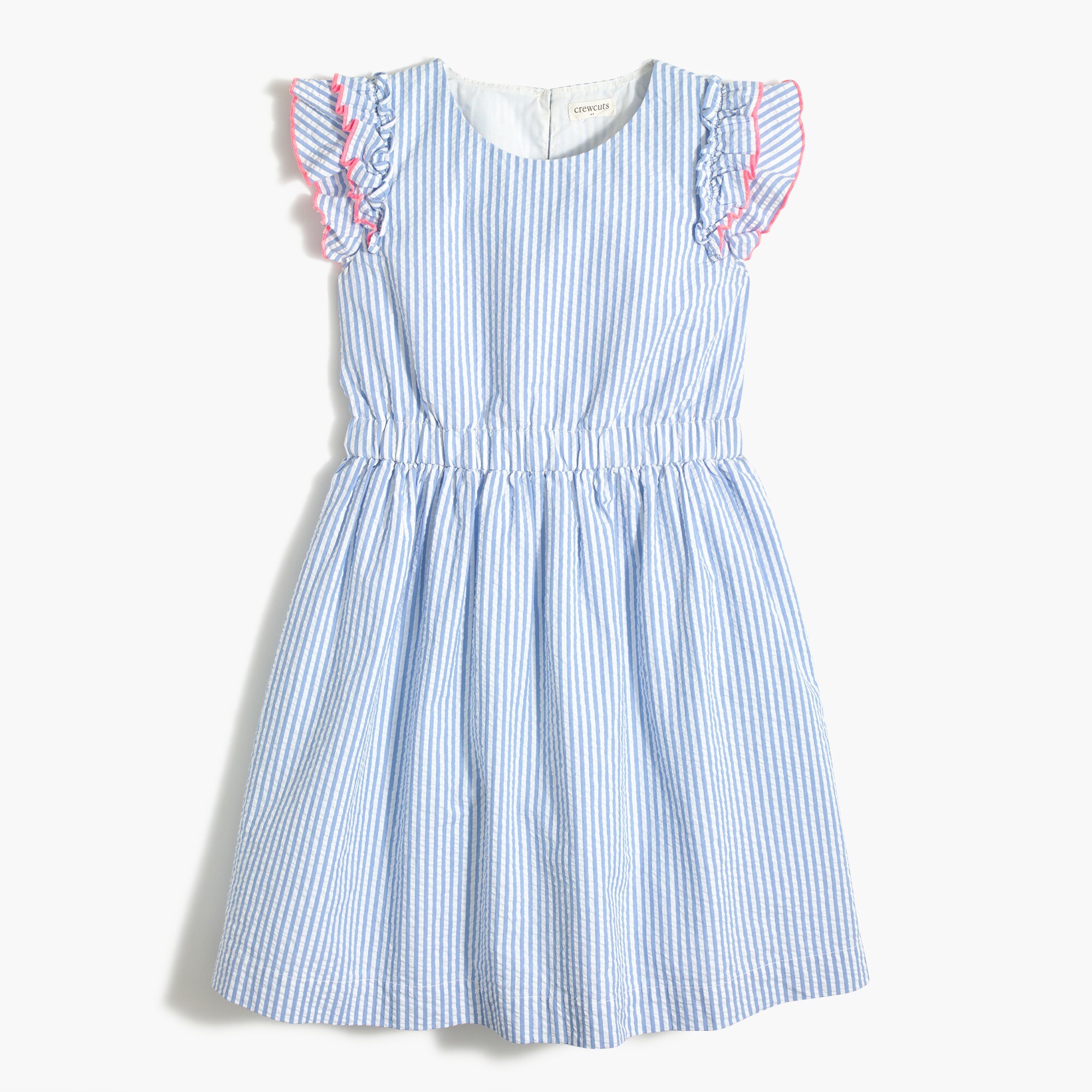 Girls' seersucker dress