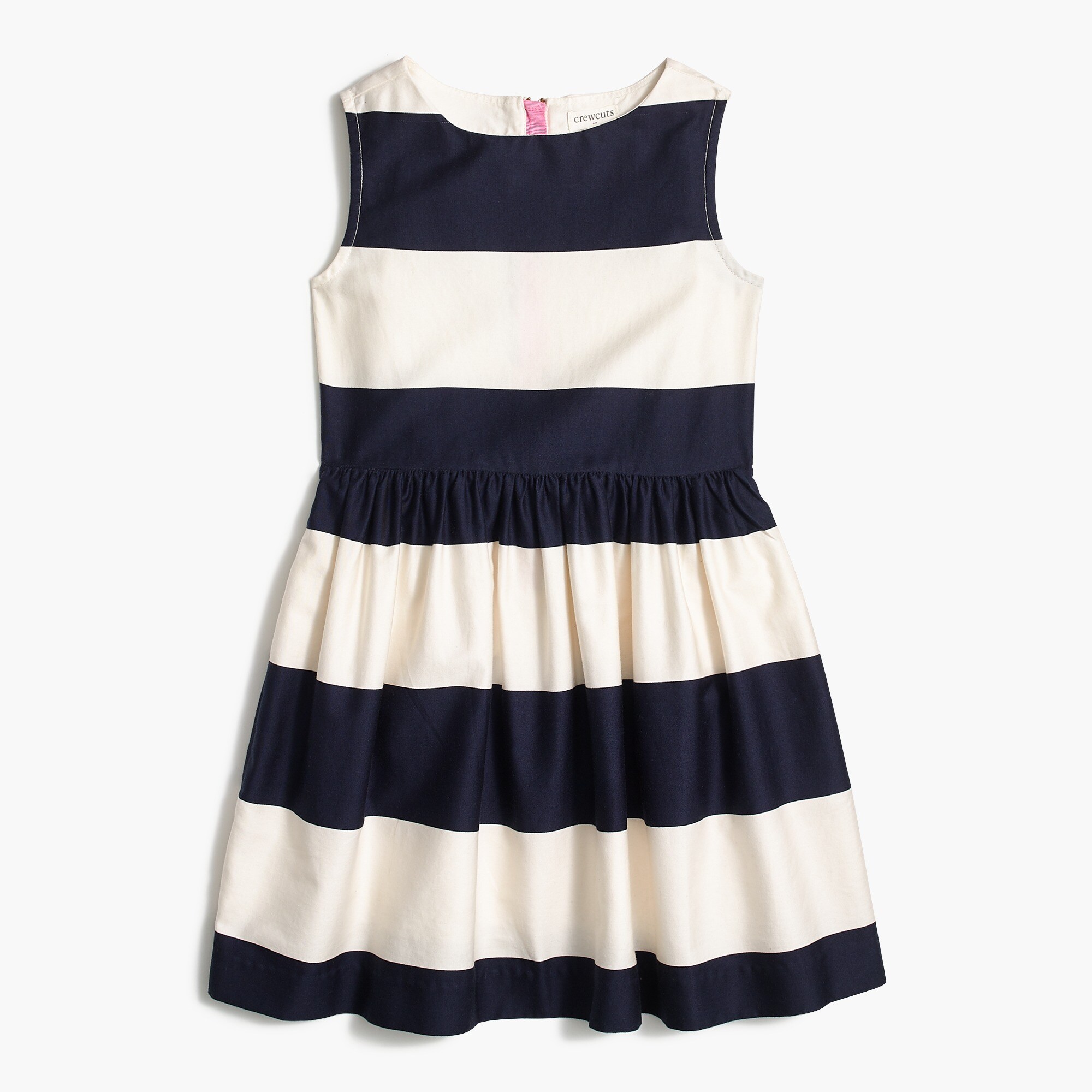 Girls' rugby stripe dress