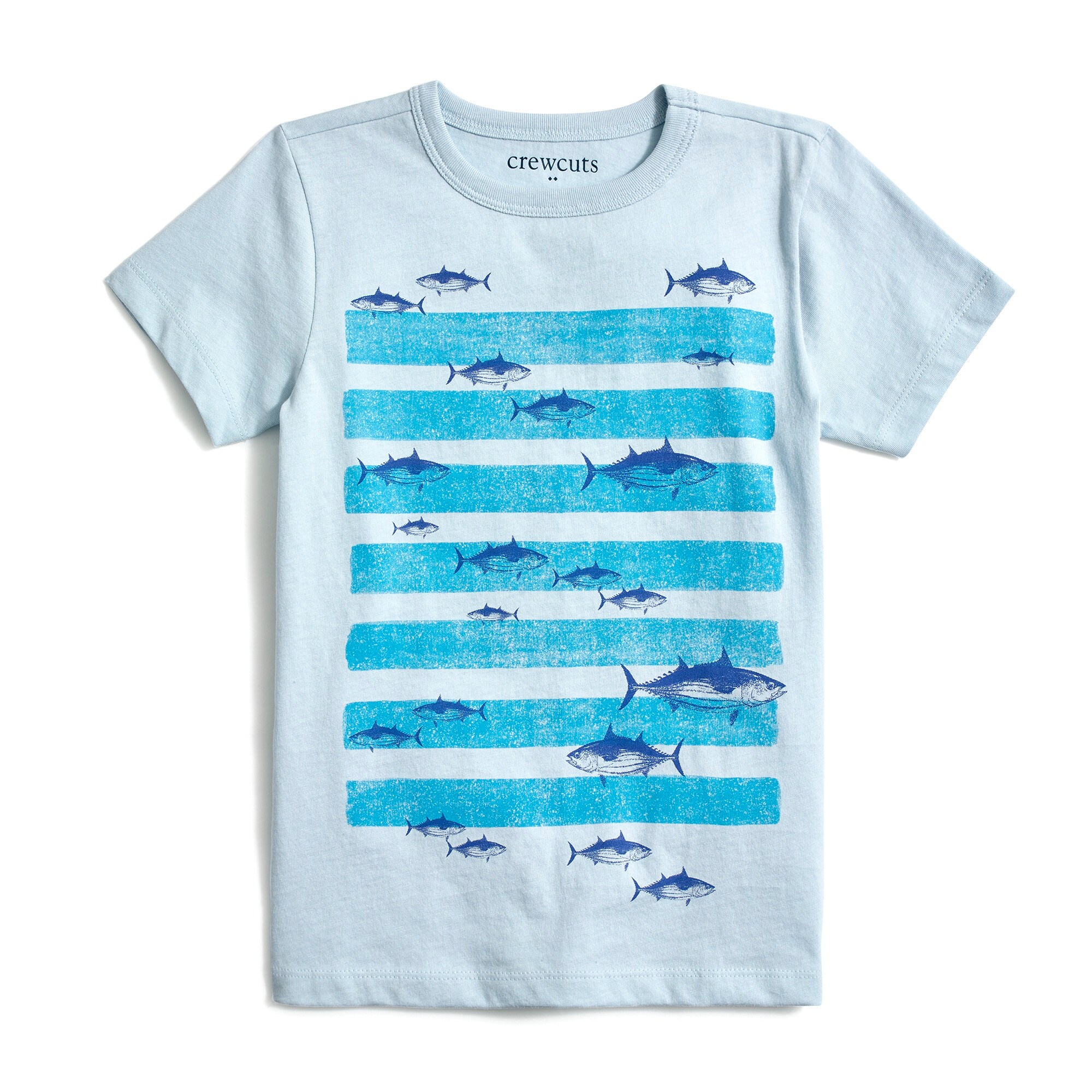 Boys' swimming fish graphic tee