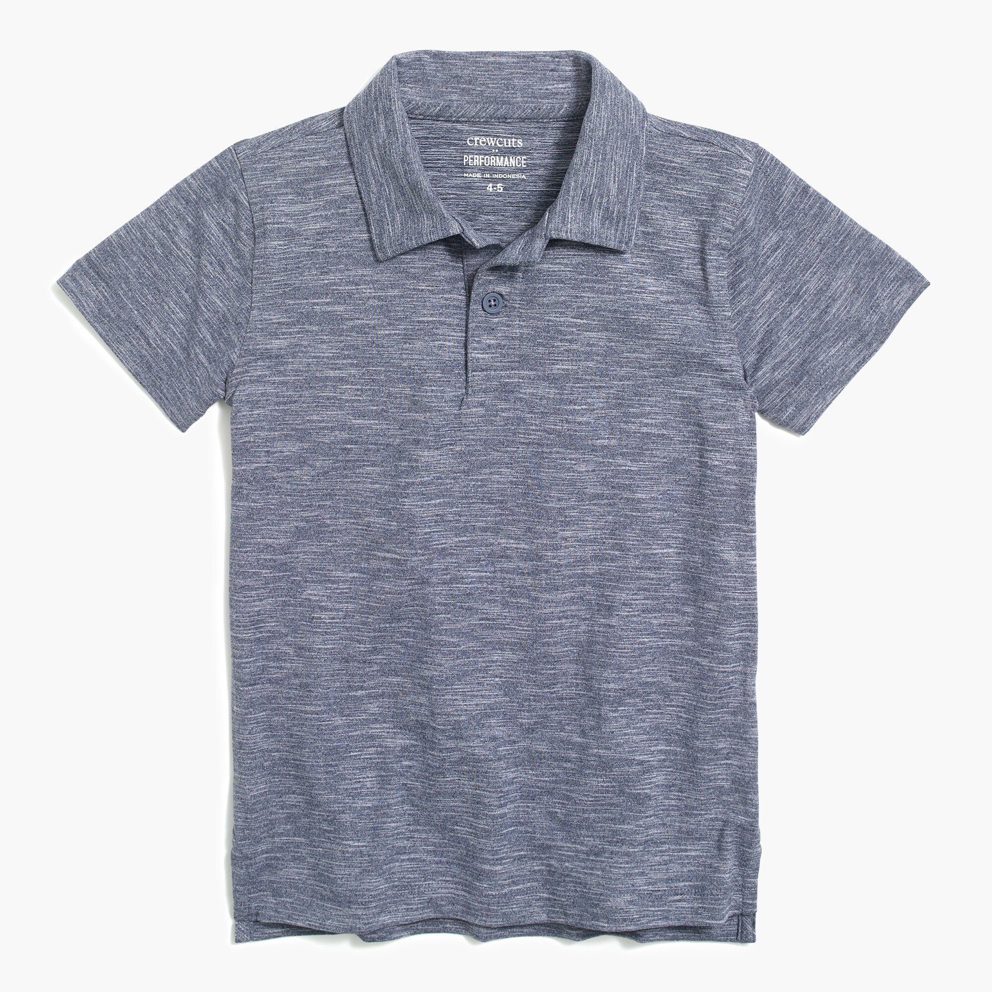 Boys' performance polo shirt