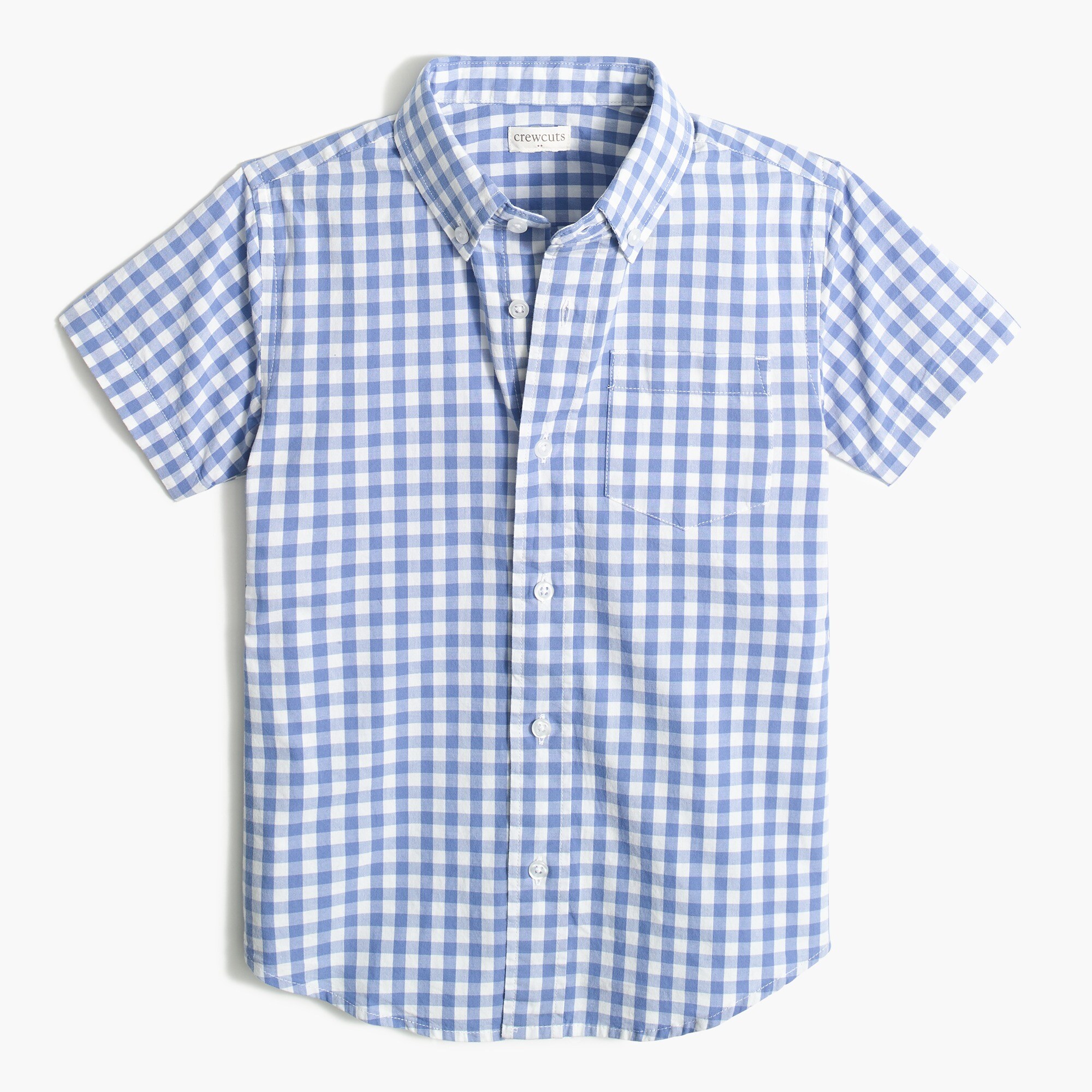 Boys' short-sleeve washed shirt