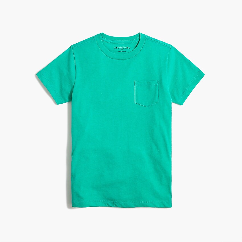 factory: kids' jersey pocket tee for boys, right side, view zoomed
