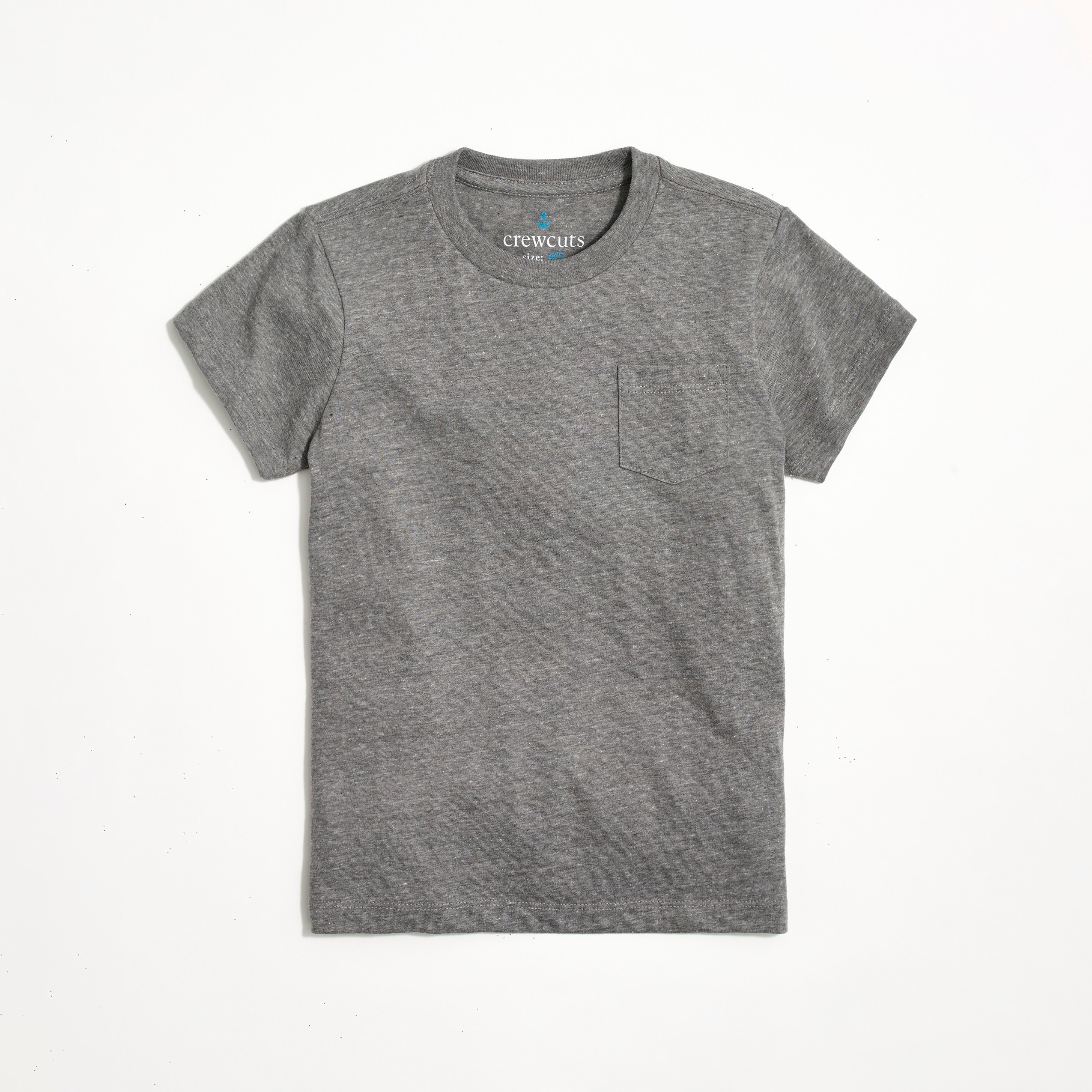 Boys' cotton-blend jersey pocket tee