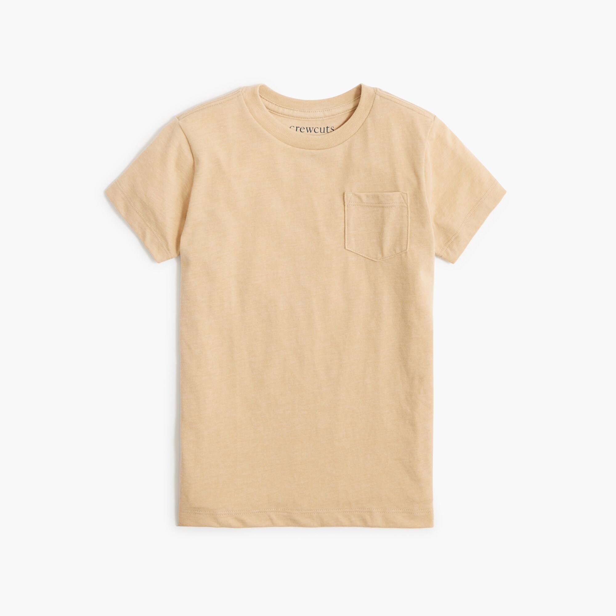  Boys' cotton-blend jersey pocket tee