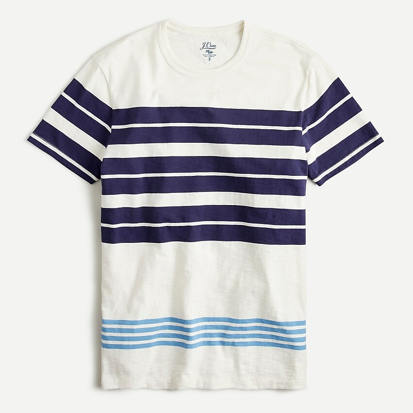 J.Crew: Slub Jersey T-shirt In Stripe For Men