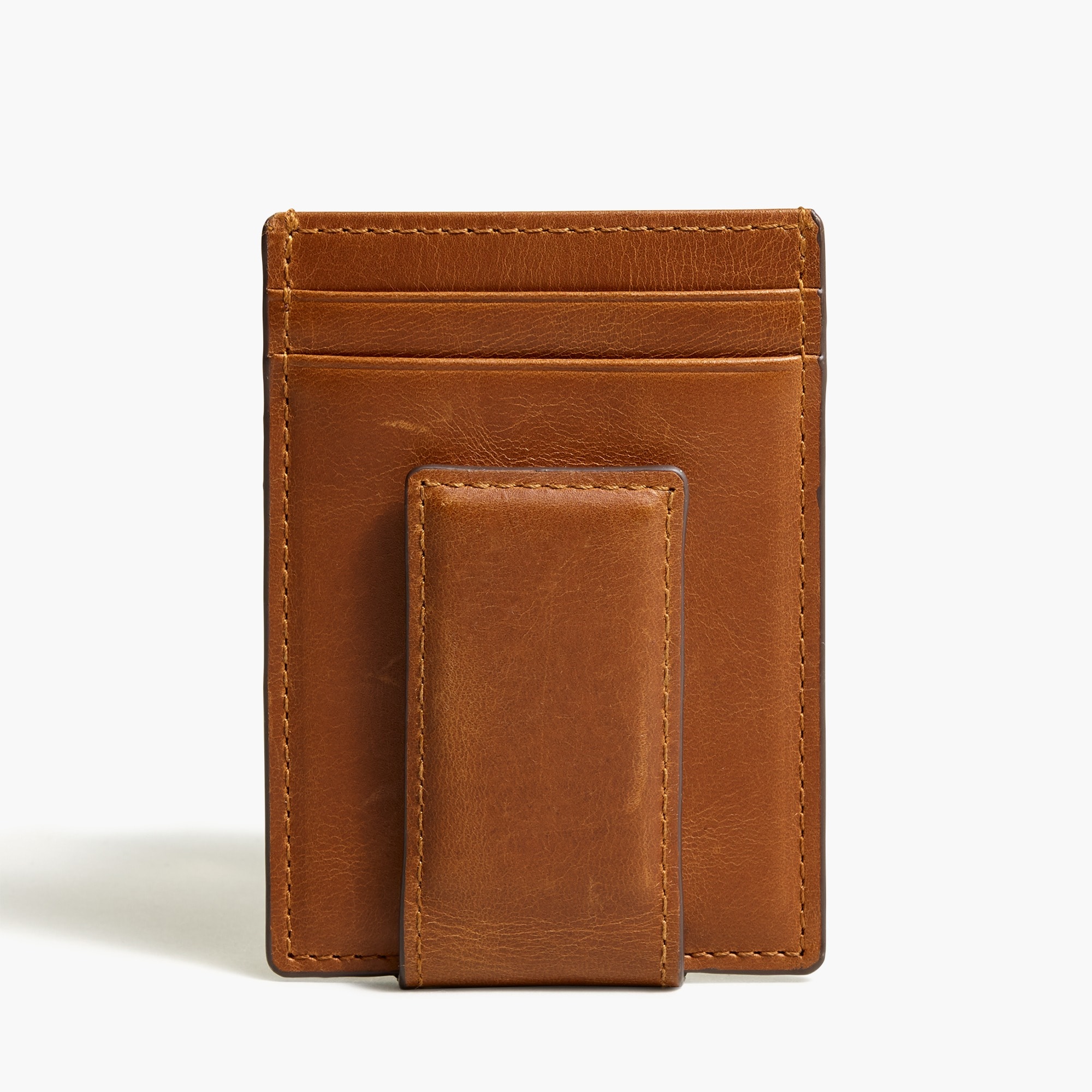 leather money clip for men