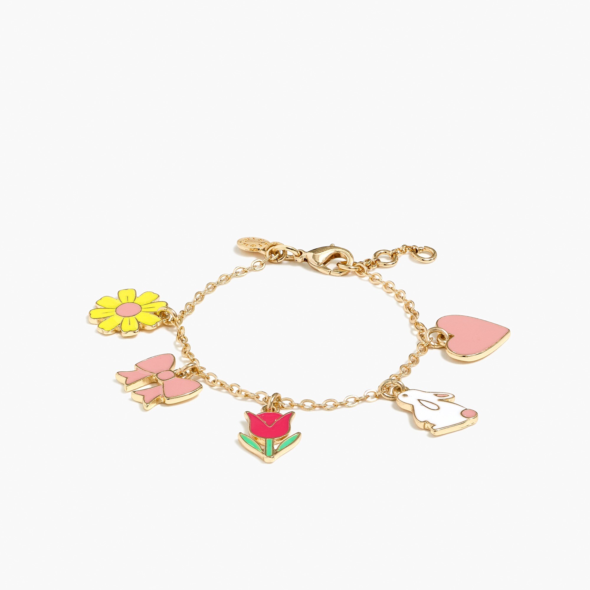 Girls' spring charm bracelet