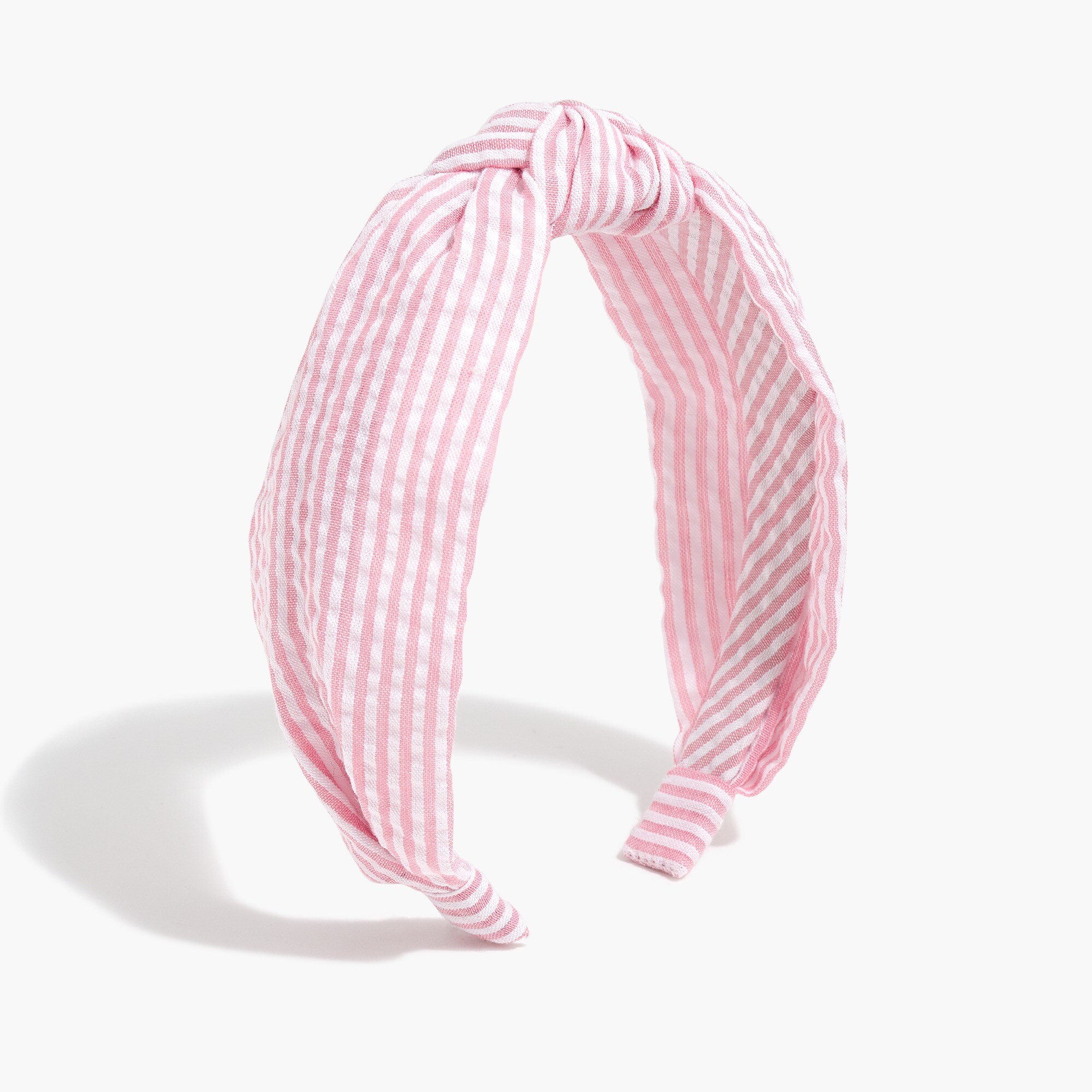 girls' seersucker knotted headband for girls