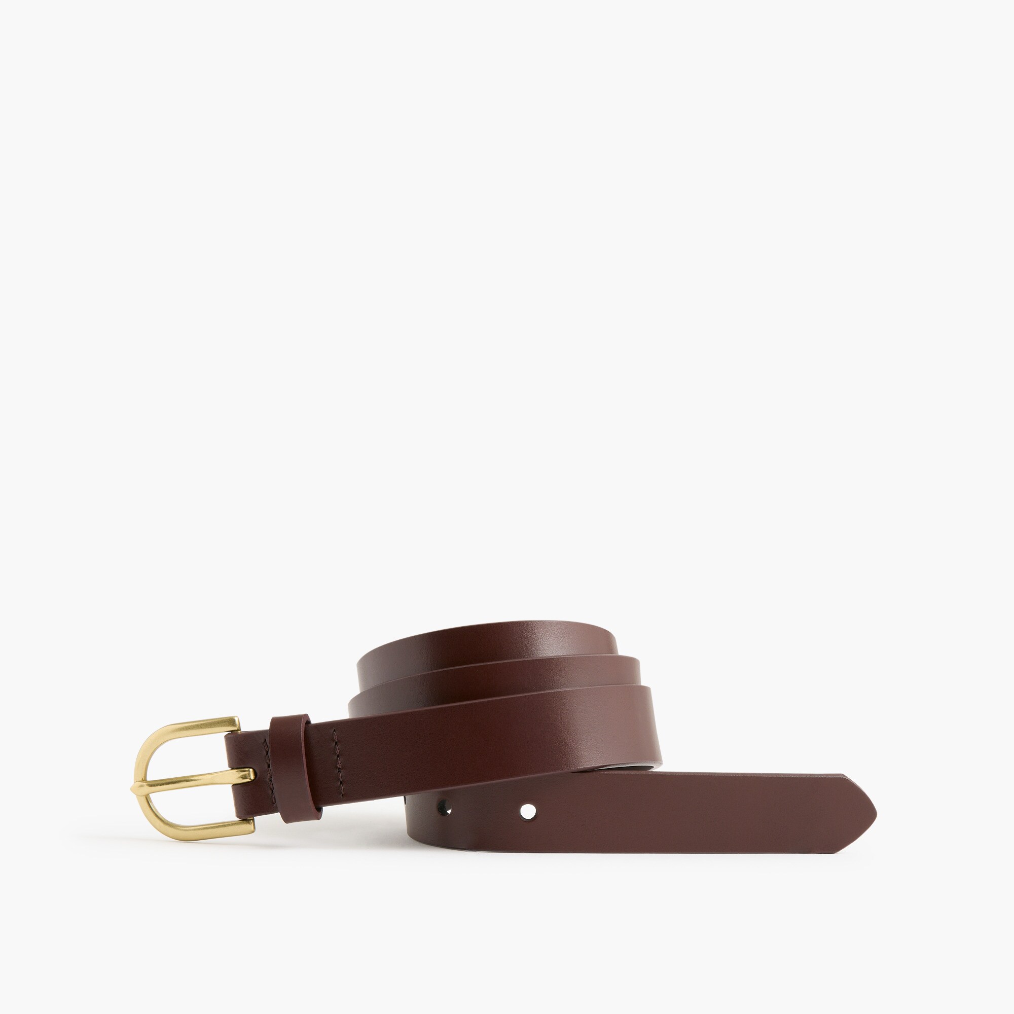italian bonded leather belt for women