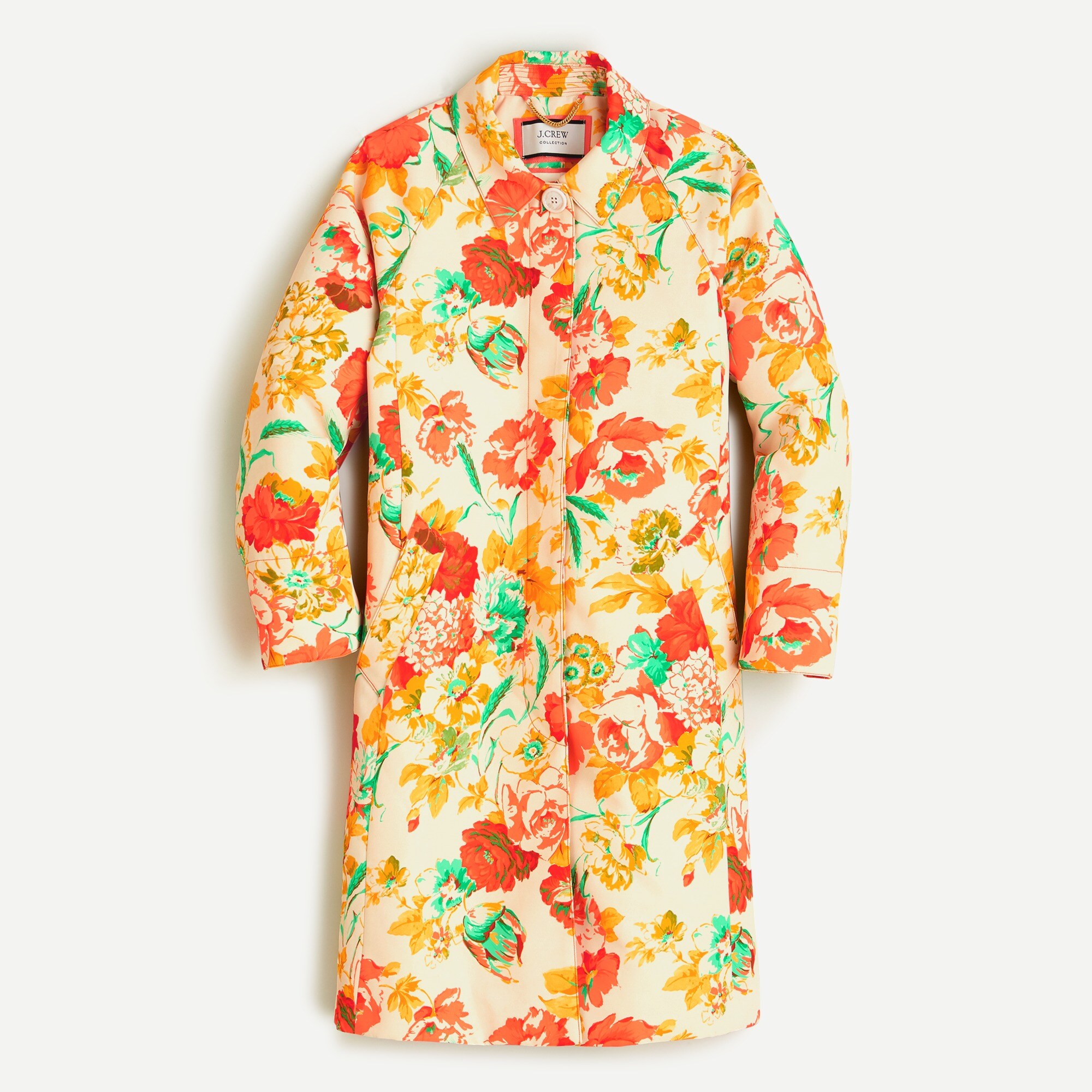 Collection trench coat in Ratti® Woodstock floral