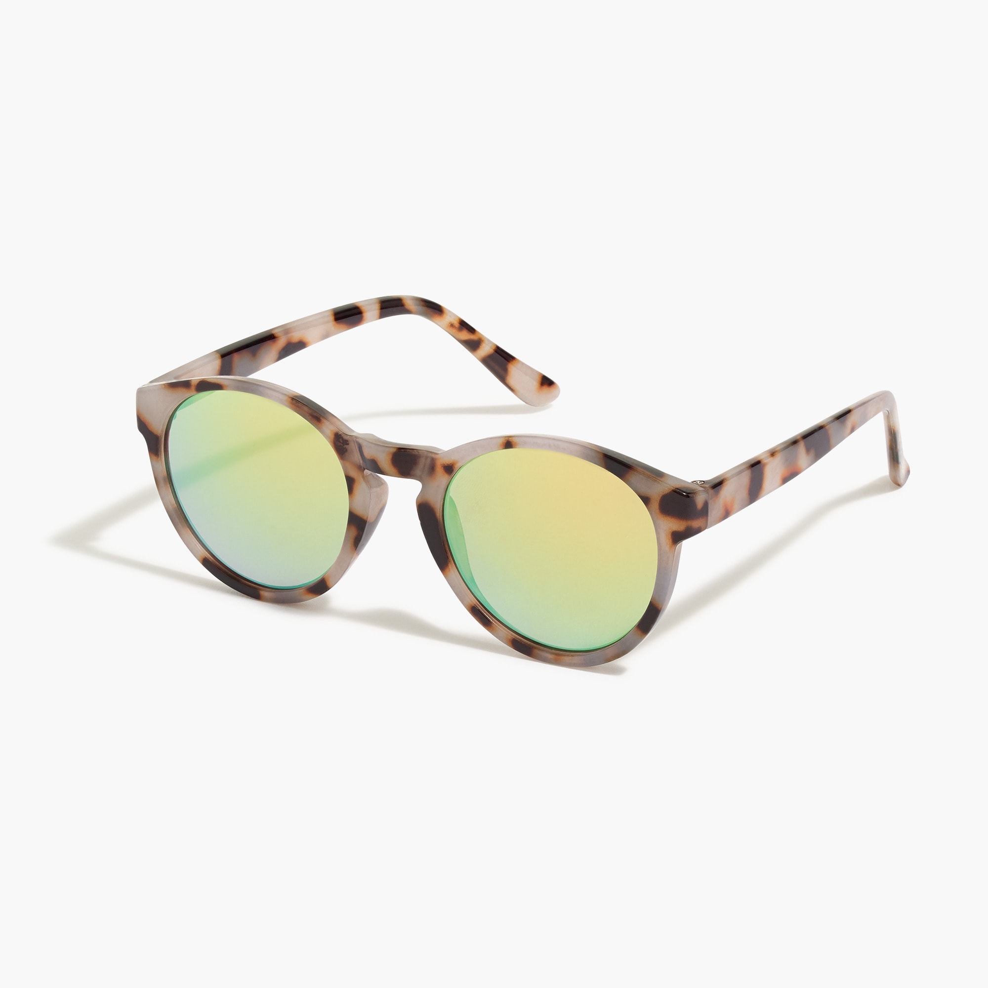 girls' tortoise round sunglasses for girls