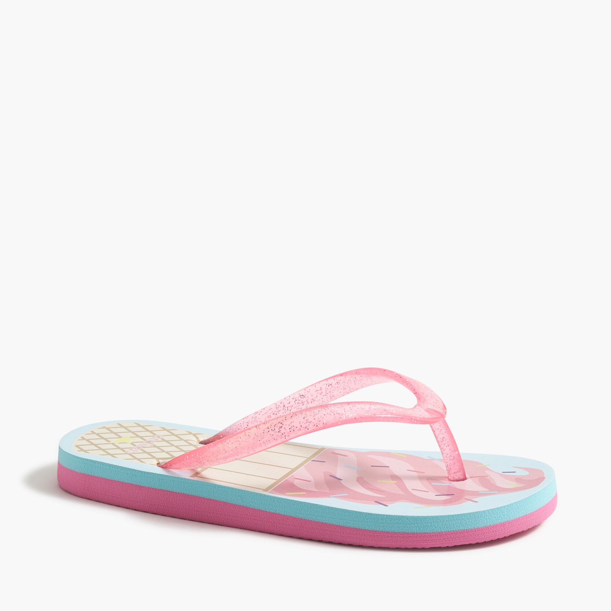Girls' ice cream flip-flops