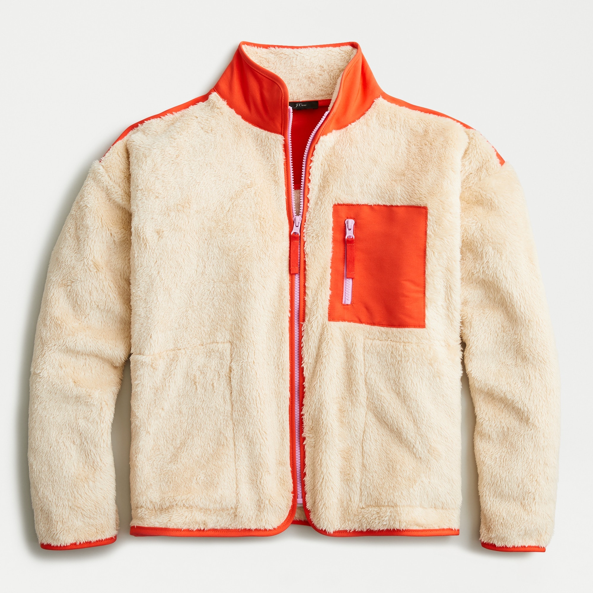 Superplush sherpa full-zip jacket
