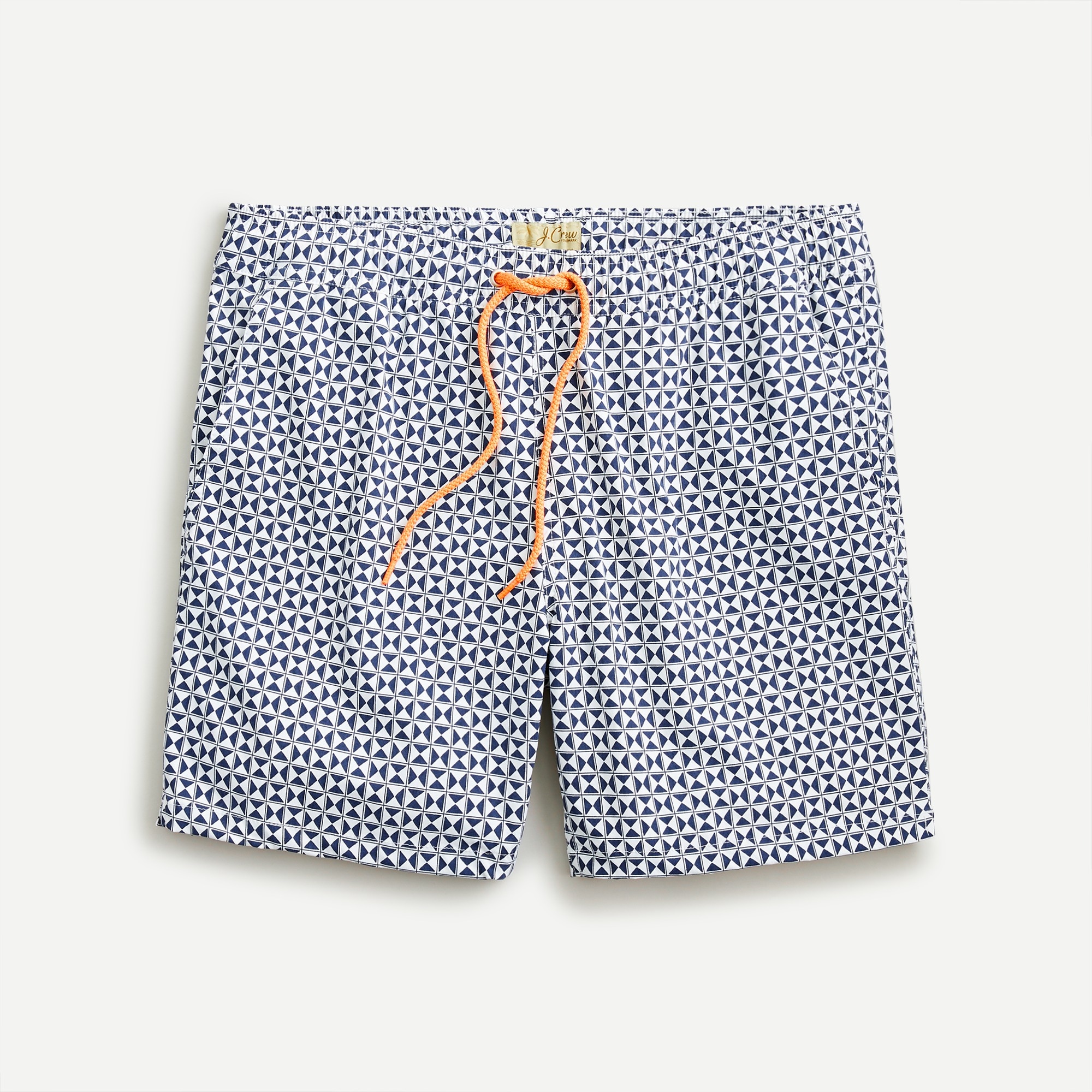J.Crew 6" Stretch Eco Swim Trunk In Color Block For Men