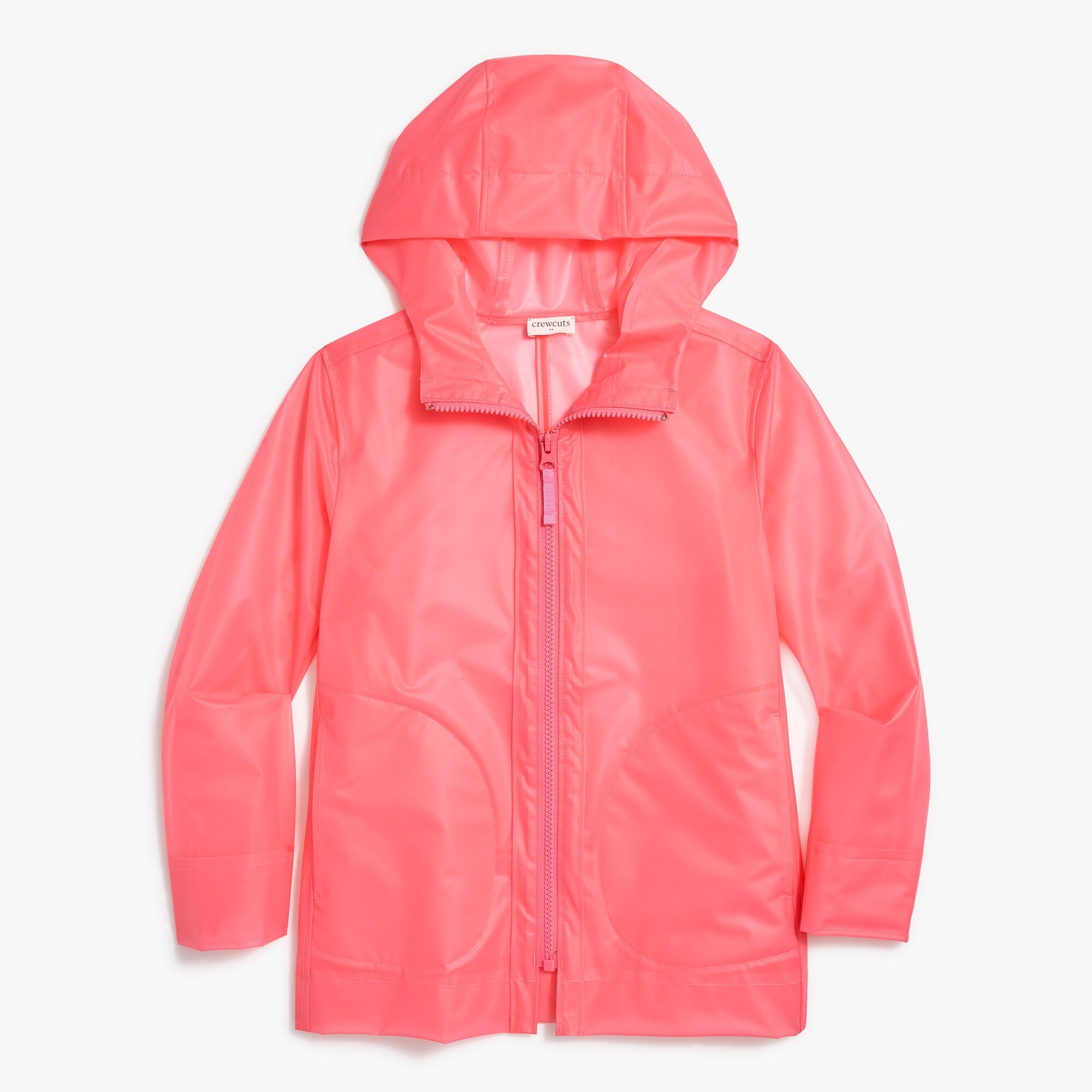 Girls' nylon rain jacket