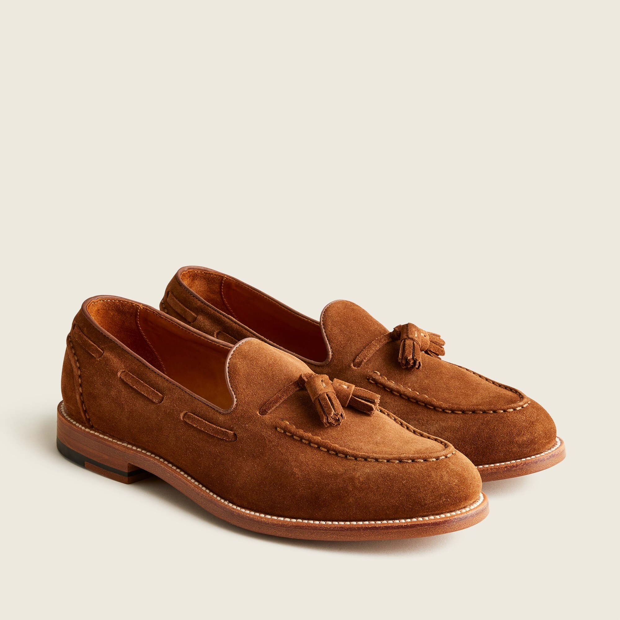 Ludlow suede tassel loafers